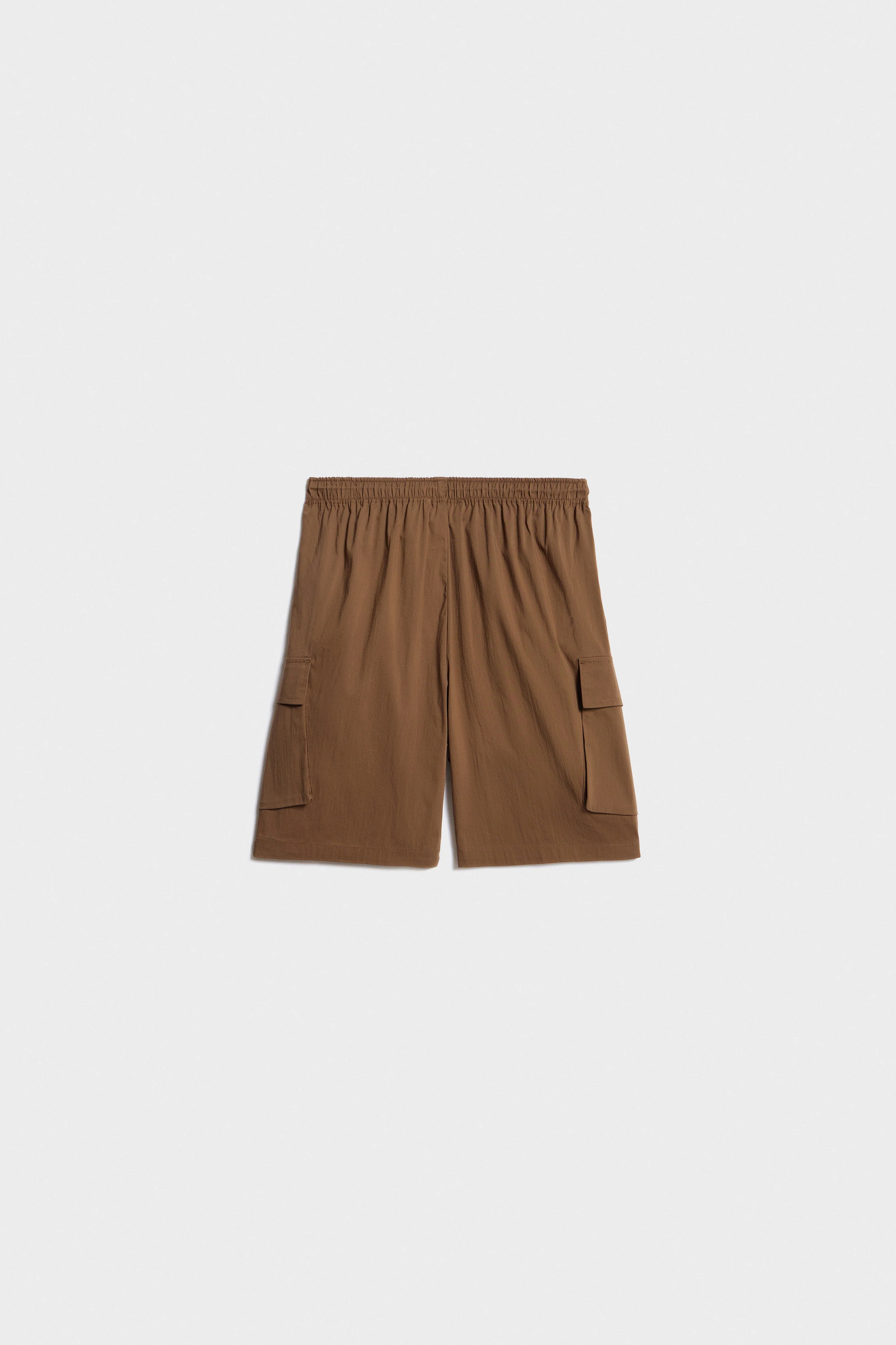 POCKET-DETAIL BAGGY SHORTS - Image 5