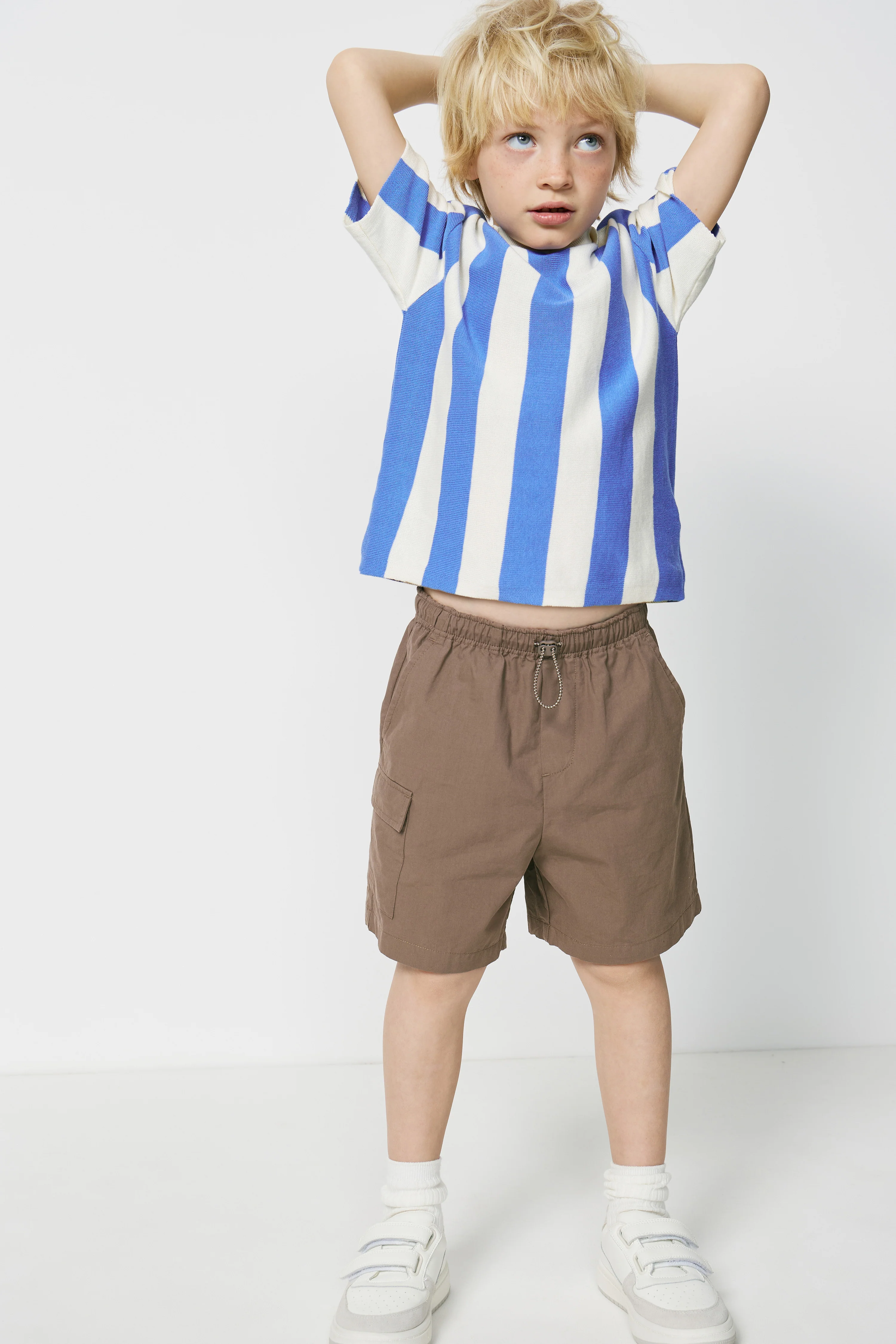 POCKET-DETAIL BAGGY SHORTS