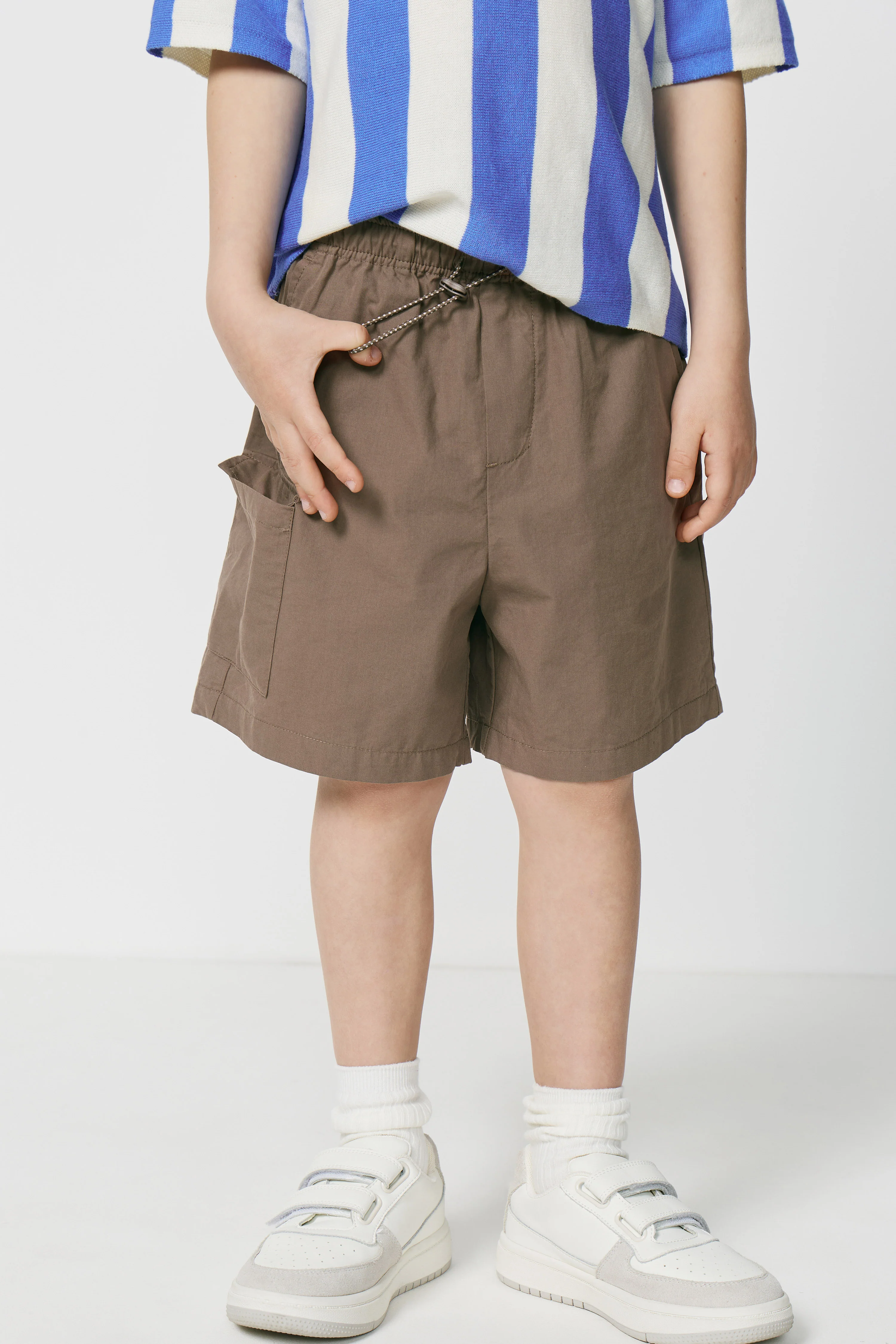POCKET-DETAIL BAGGY SHORTS - Image 2