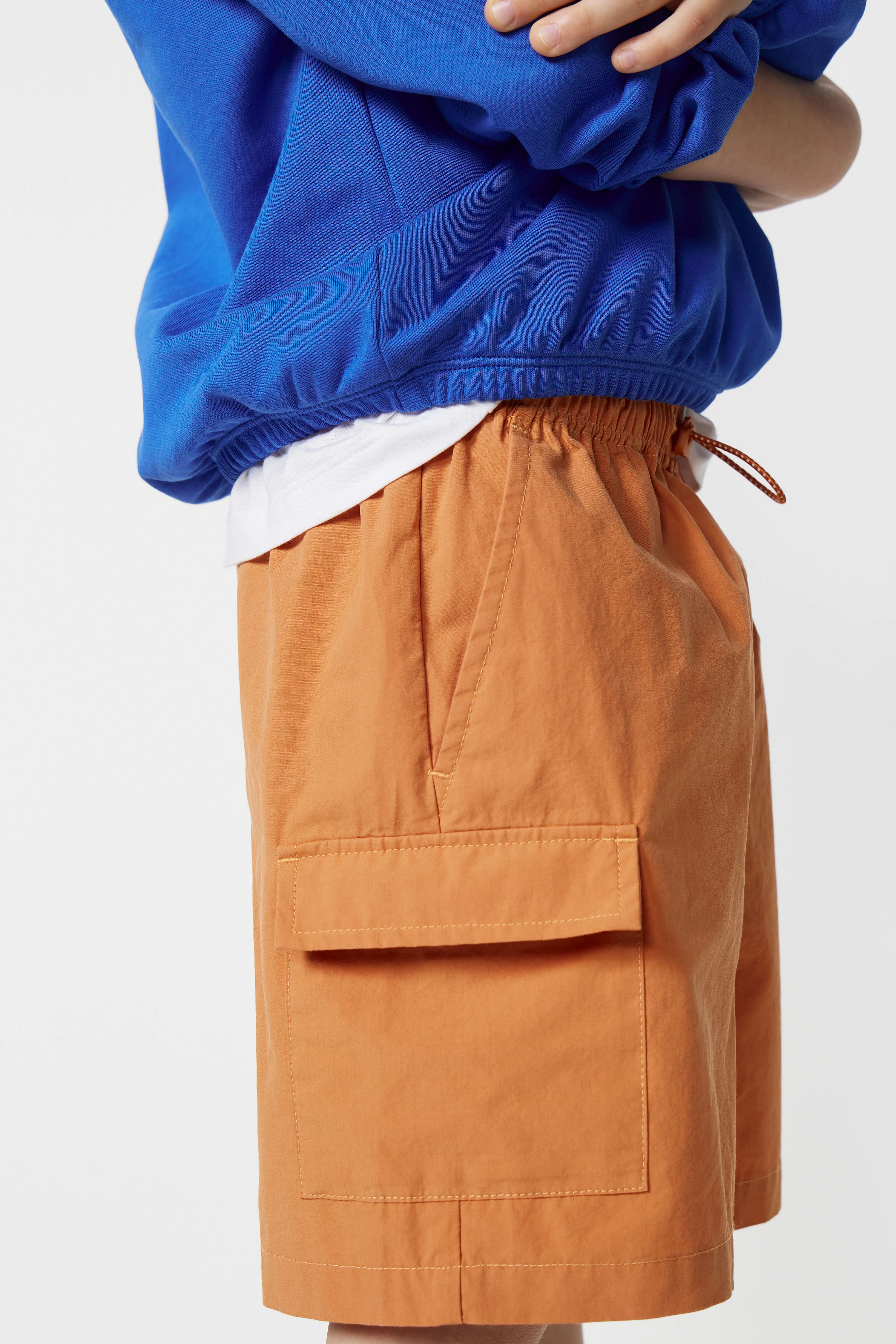 POCKET-DETAIL BAGGY SHORTS - Image 2