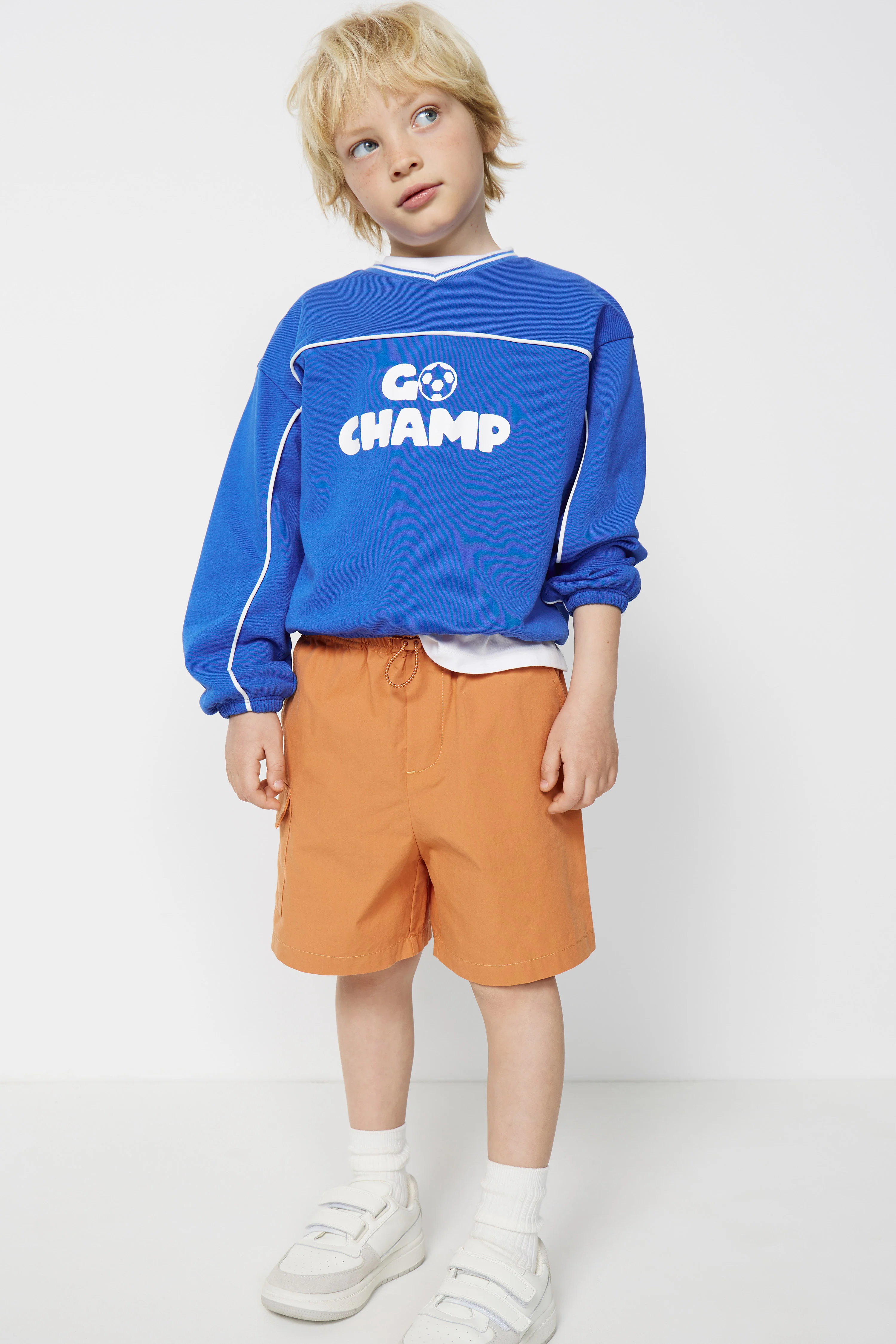 POCKET-DETAIL BAGGY SHORTS - Image 3