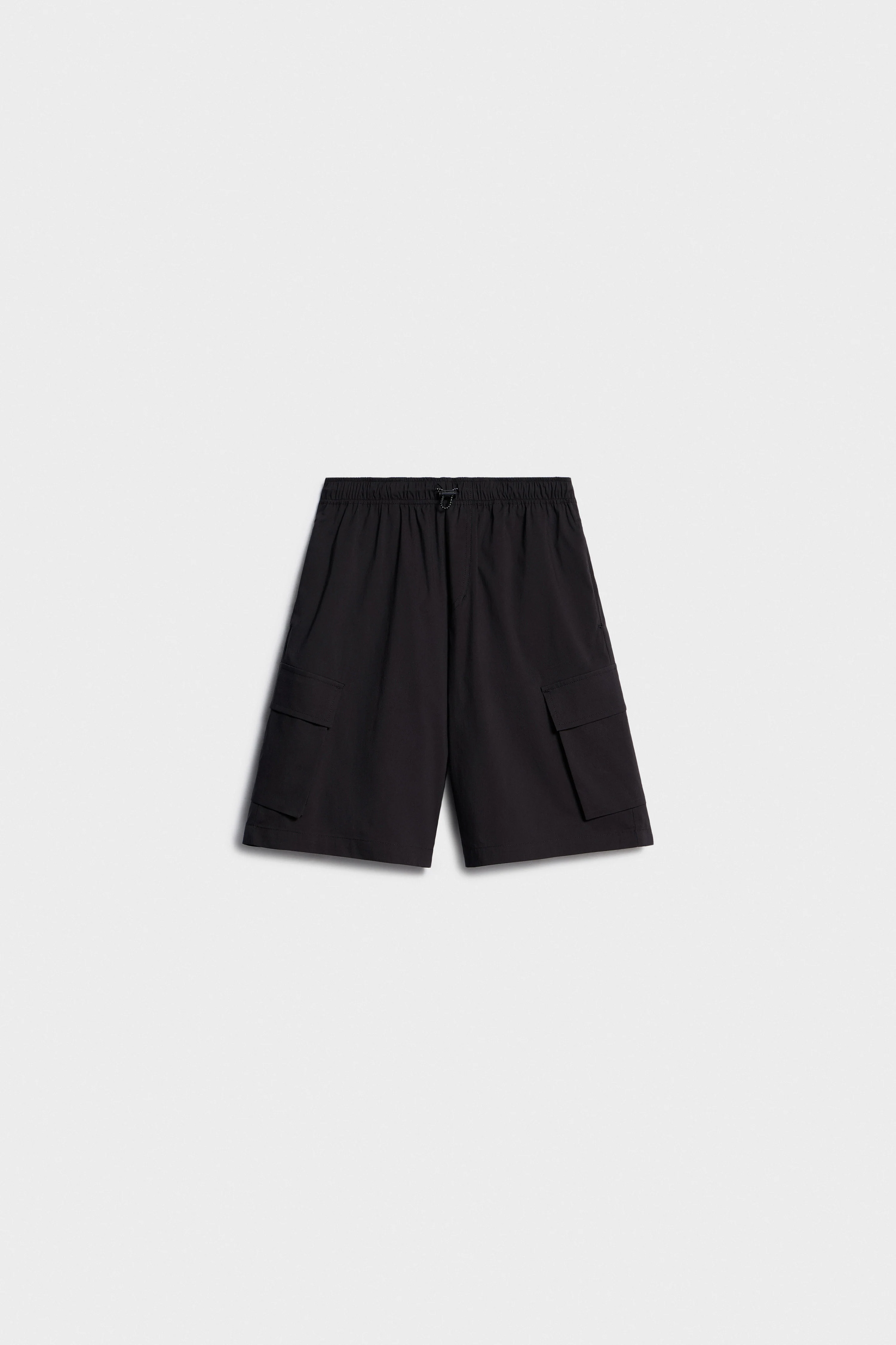 POCKET-DETAIL BAGGY SHORTS - Image 5