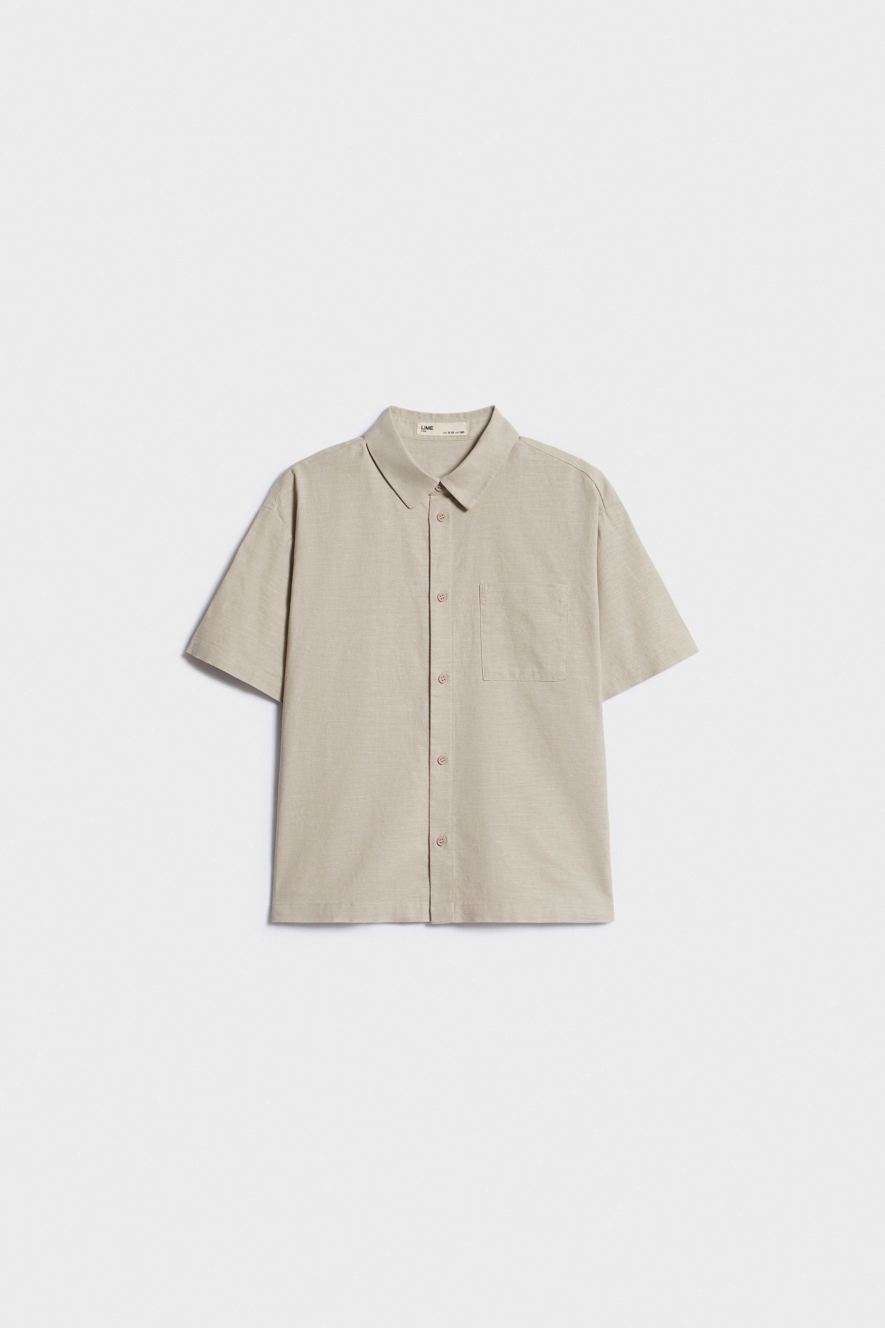 POCKET-DETAIL COTTON-LINEN SHIRT - Image 6