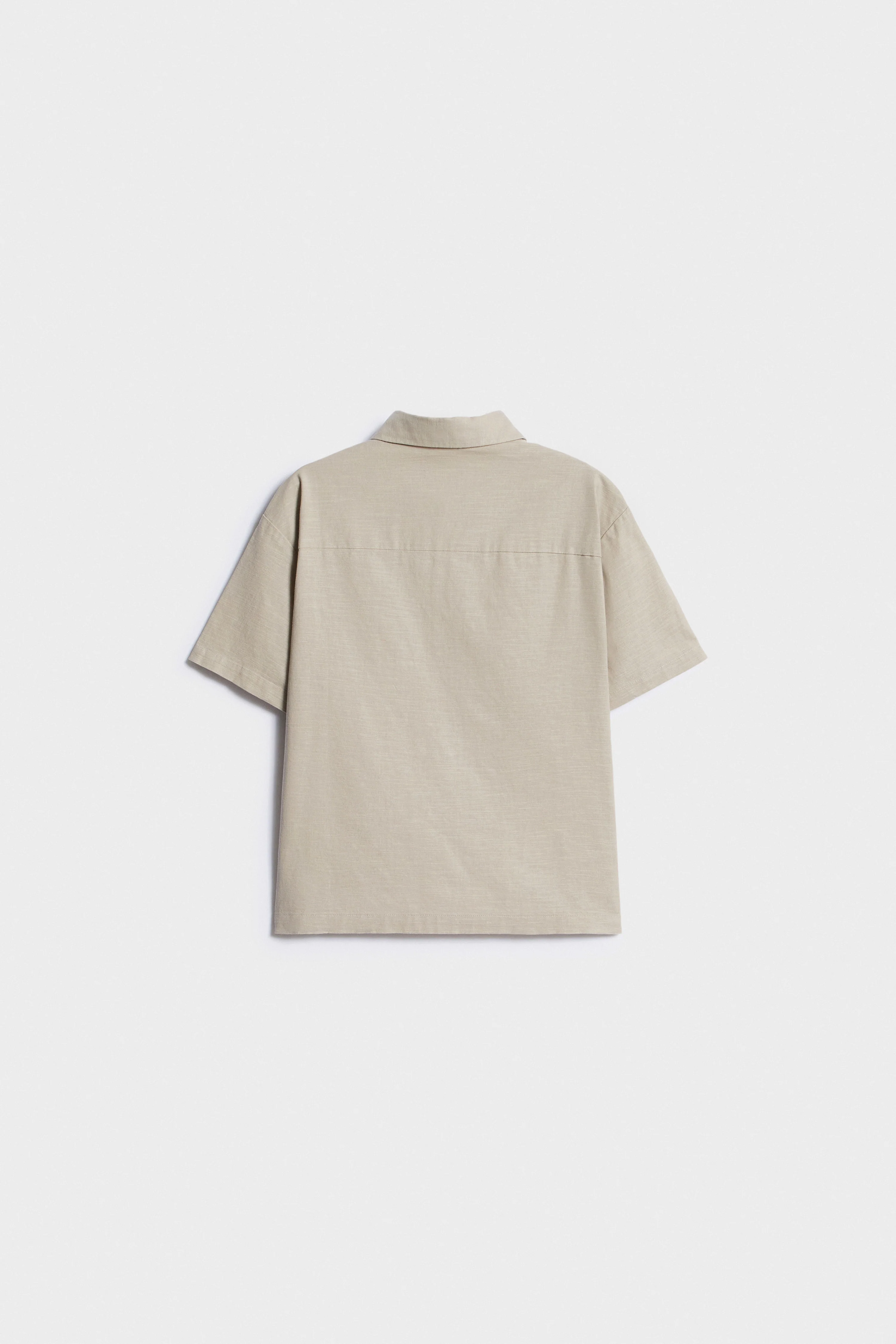 POCKET-DETAIL COTTON-LINEN SHIRT - Image 7
