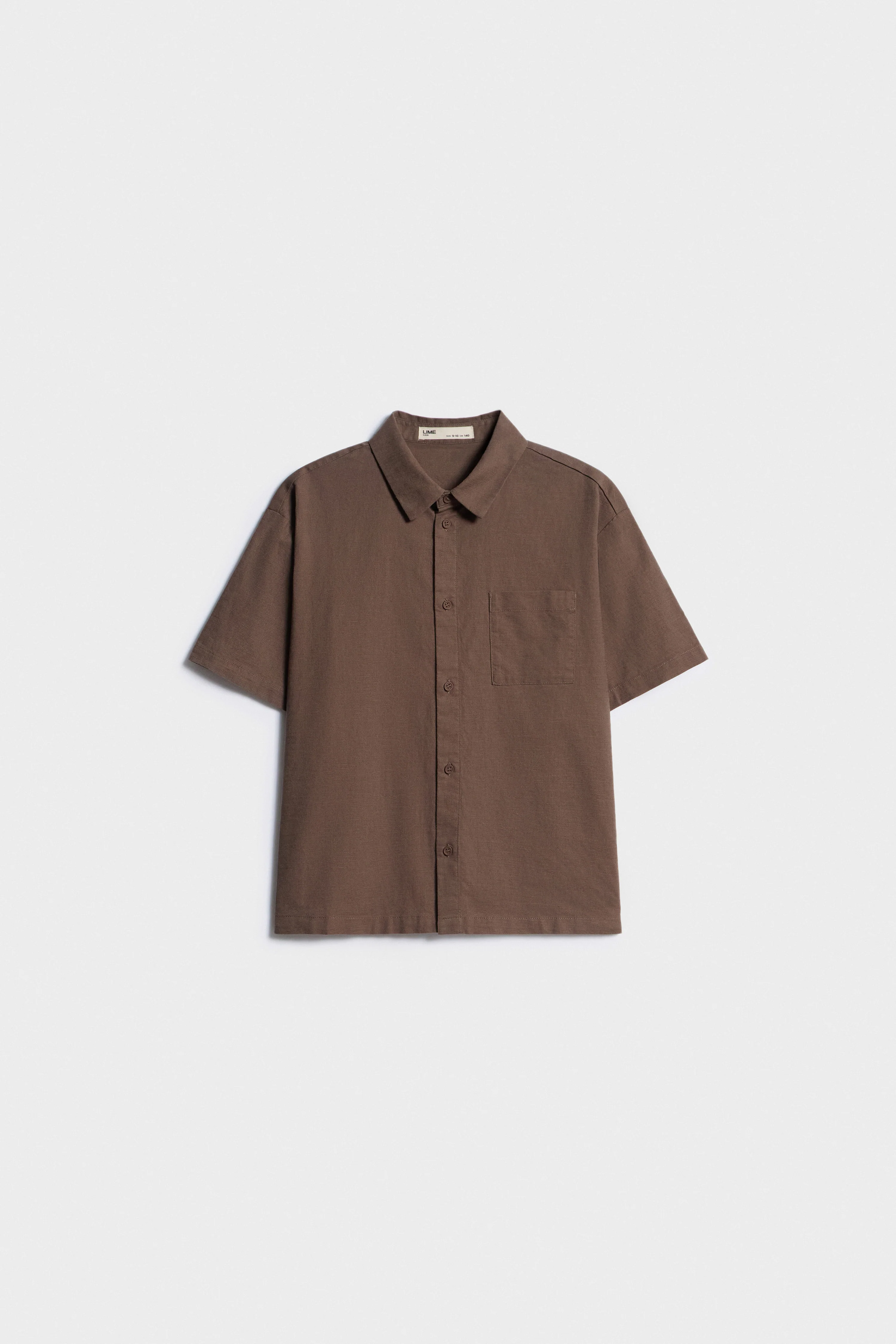 POCKET-DETAIL COTTON-LINEN SHIRT - Image 5