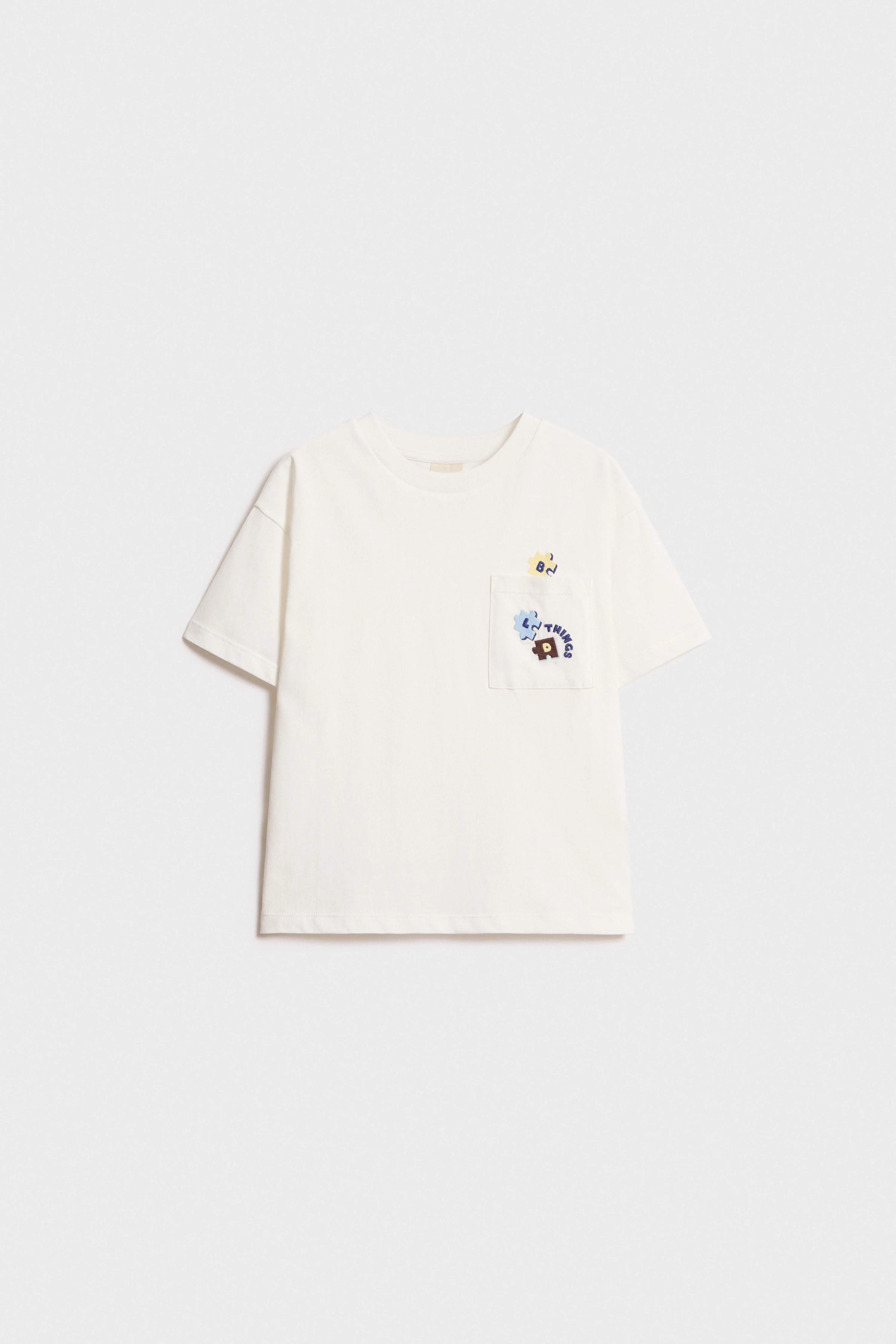POCKET-DETAIL COTTON T-SHIRT - Image 4