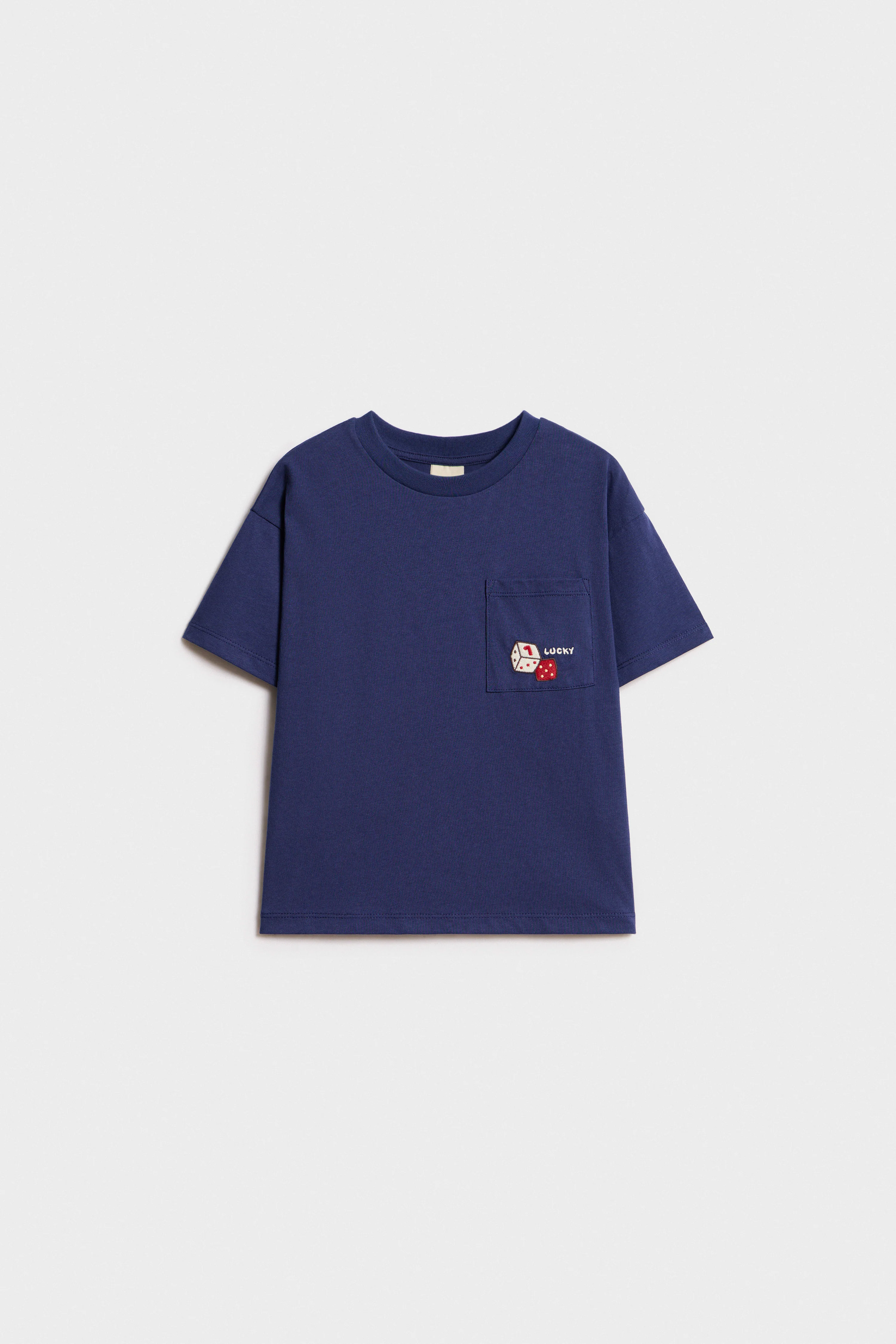 POCKET-DETAIL COTTON T-SHIRT - Image 3