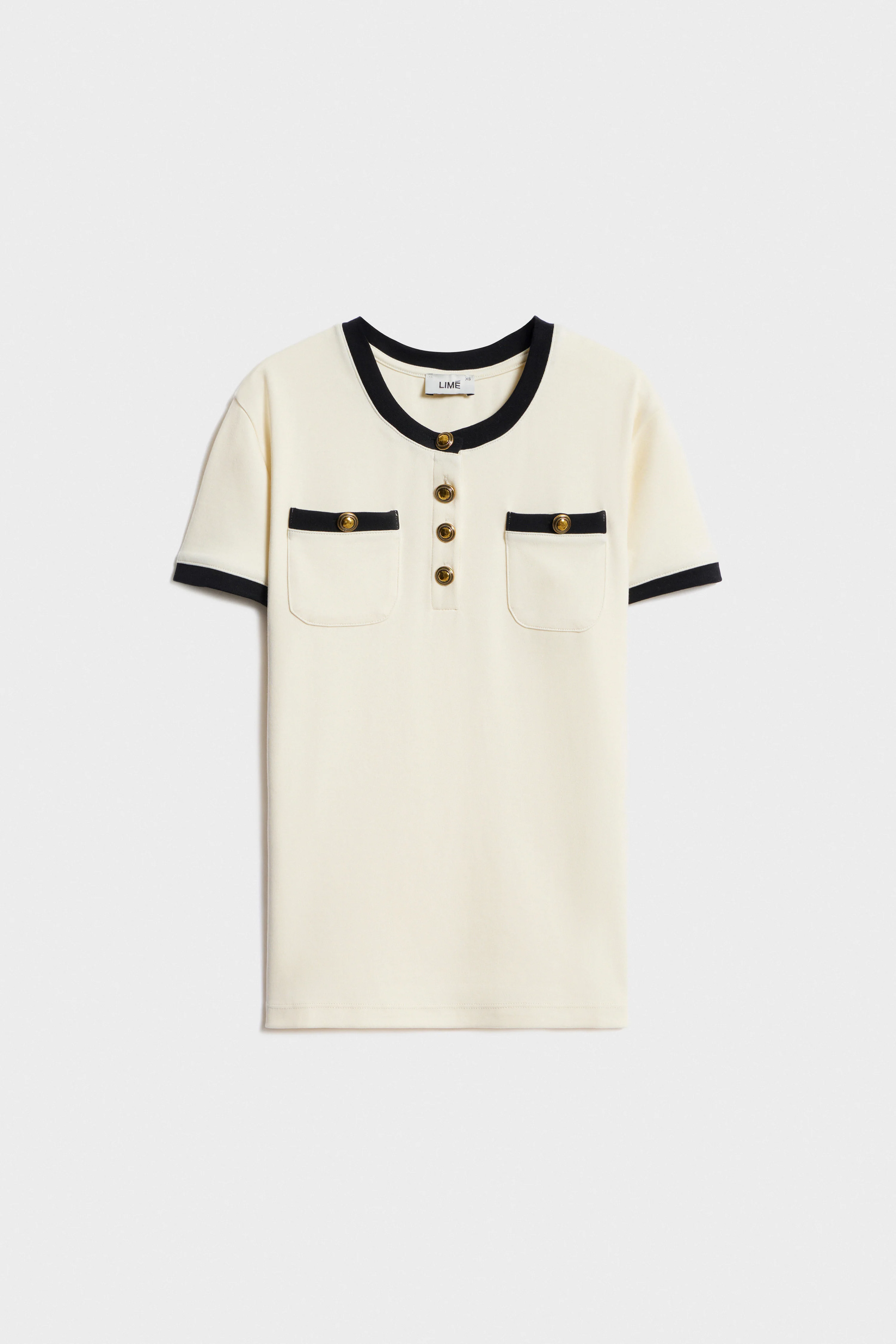 POCKET-DETAIL HENLEY T-SHIRT - Image 5