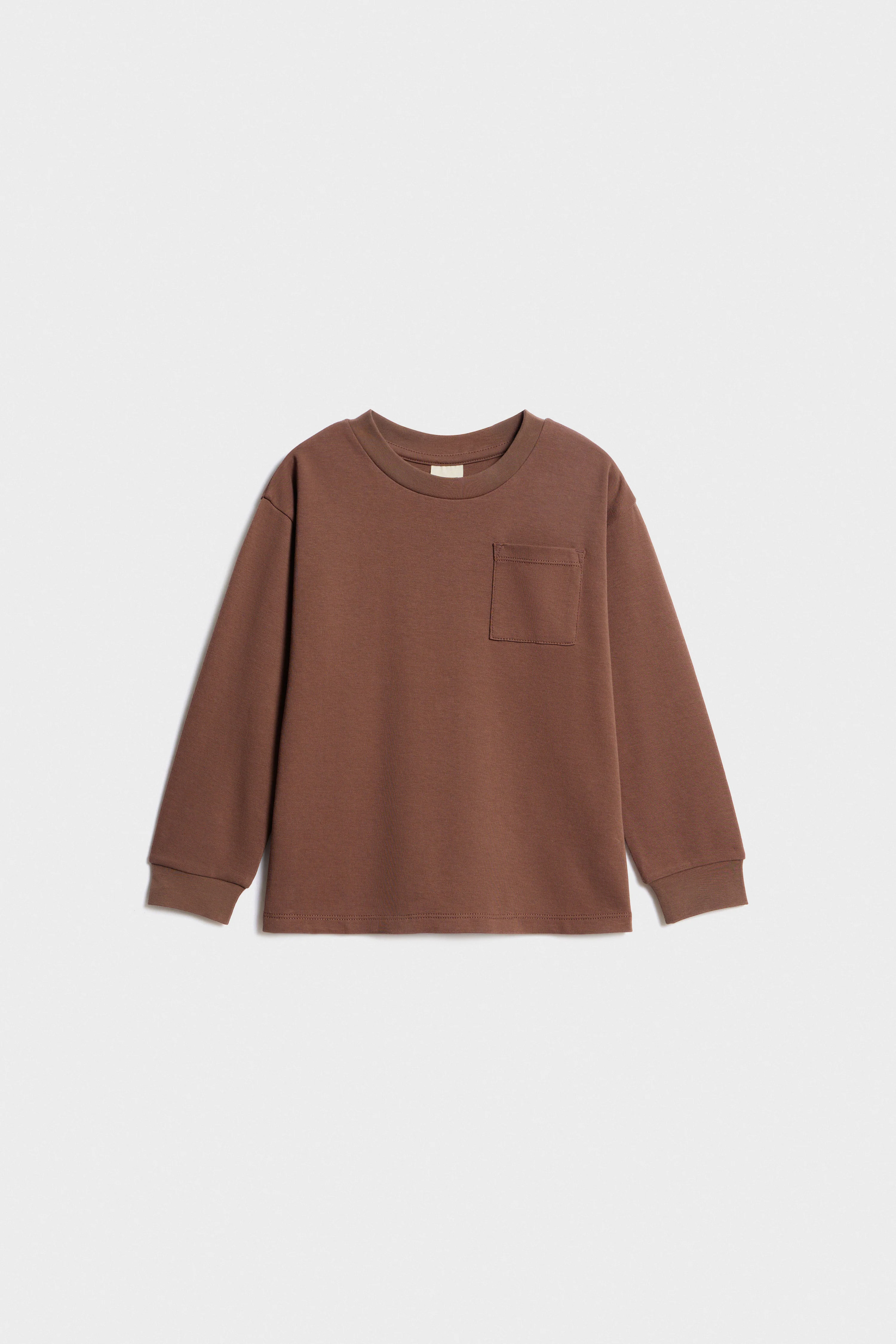 POCKET-DETAIL LONG SLEEVE T-SHIRT - Image 4