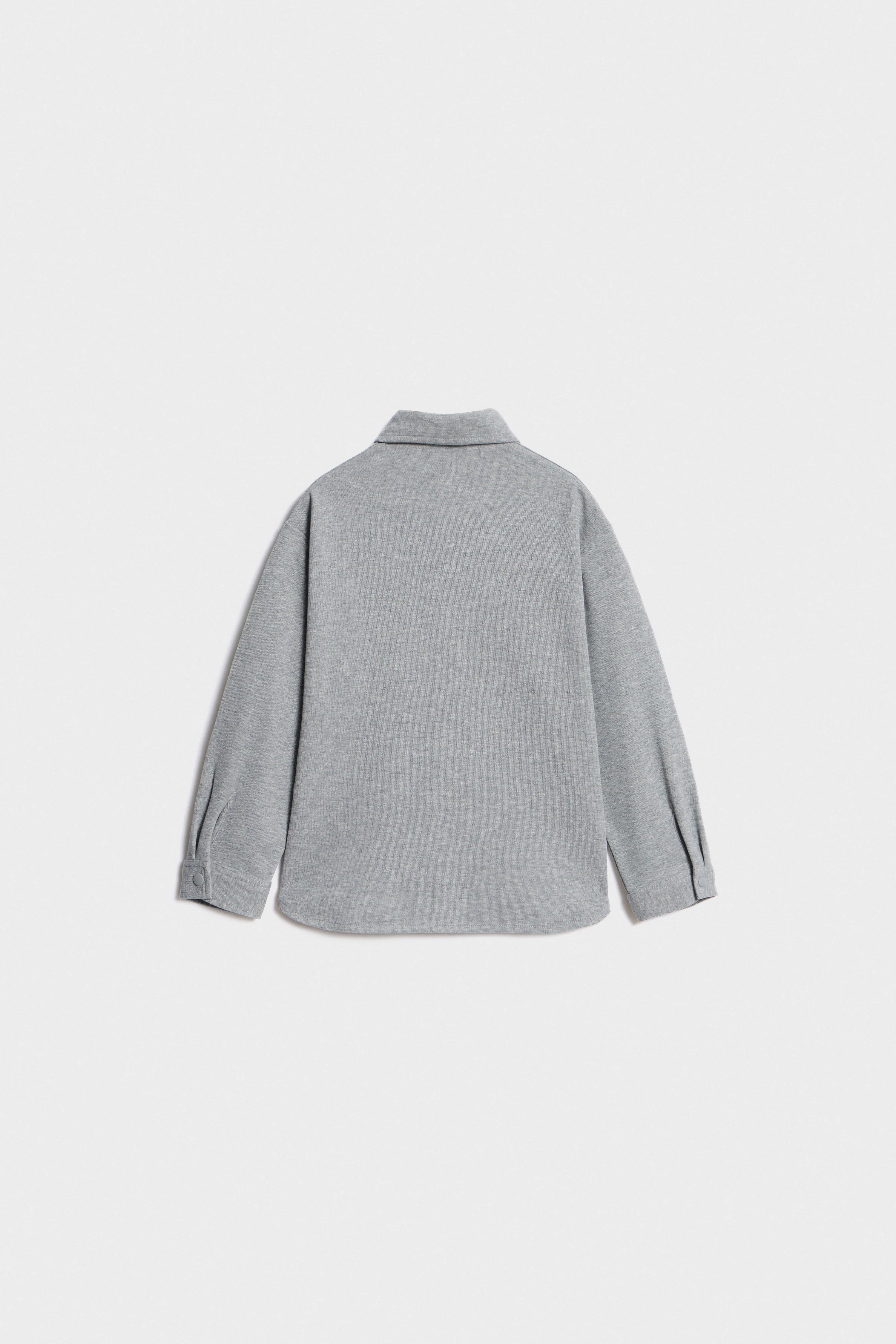 POCKET-DETAIL PIQUÉ SHIRT - Image 6