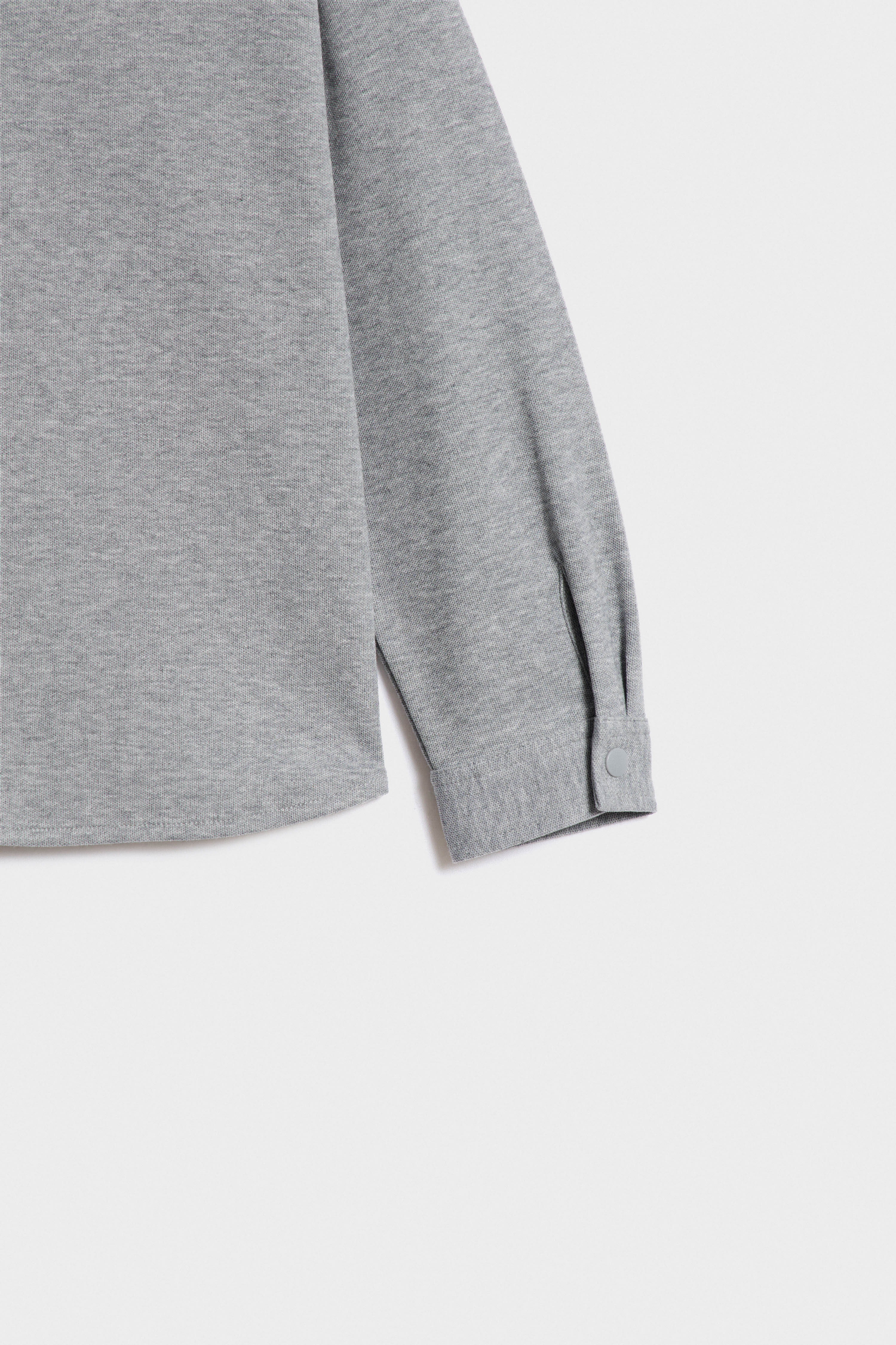 POCKET-DETAIL PIQUÉ SHIRT - Image 8