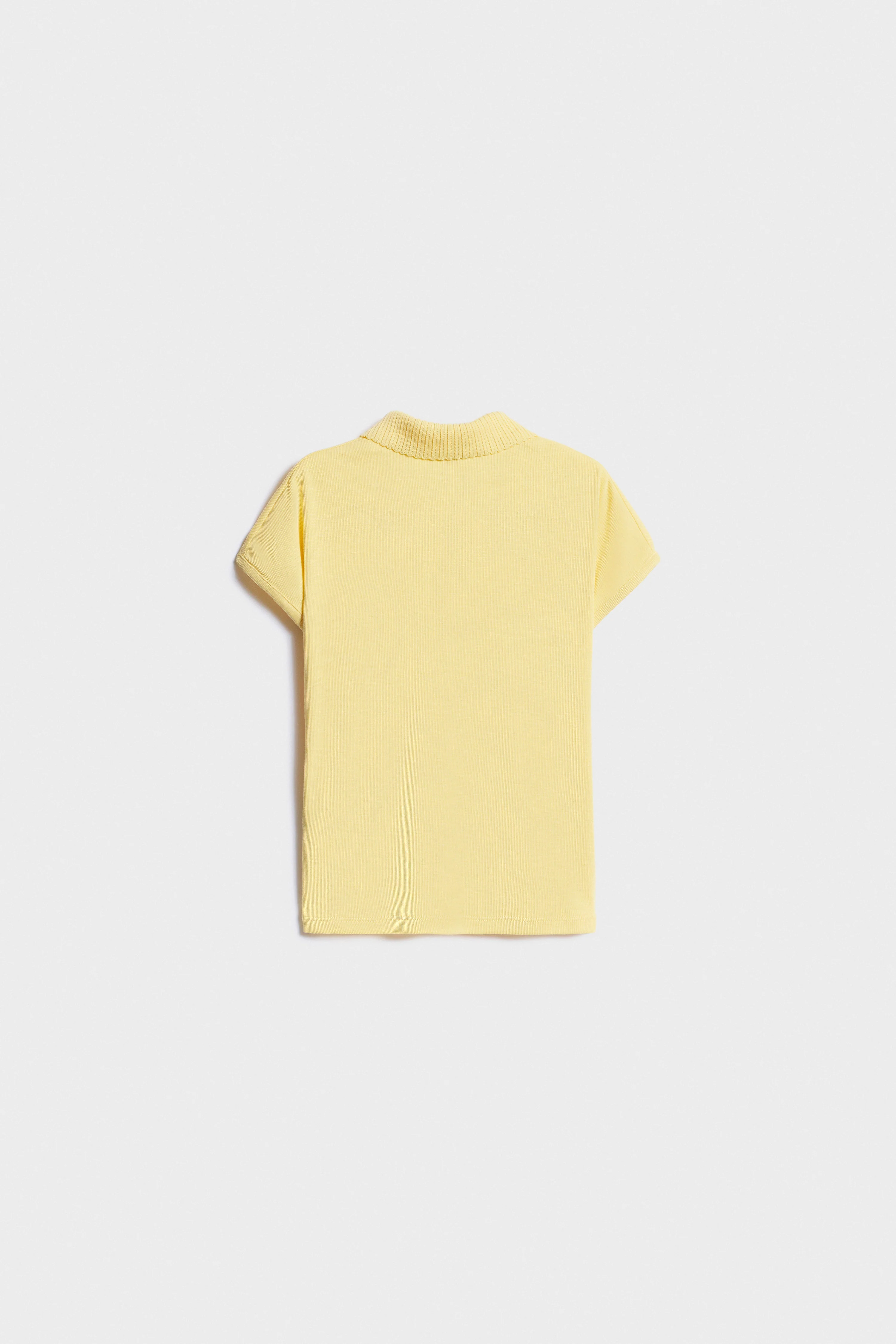 POINTELLE COLLAR T-SHIRT - Image 5