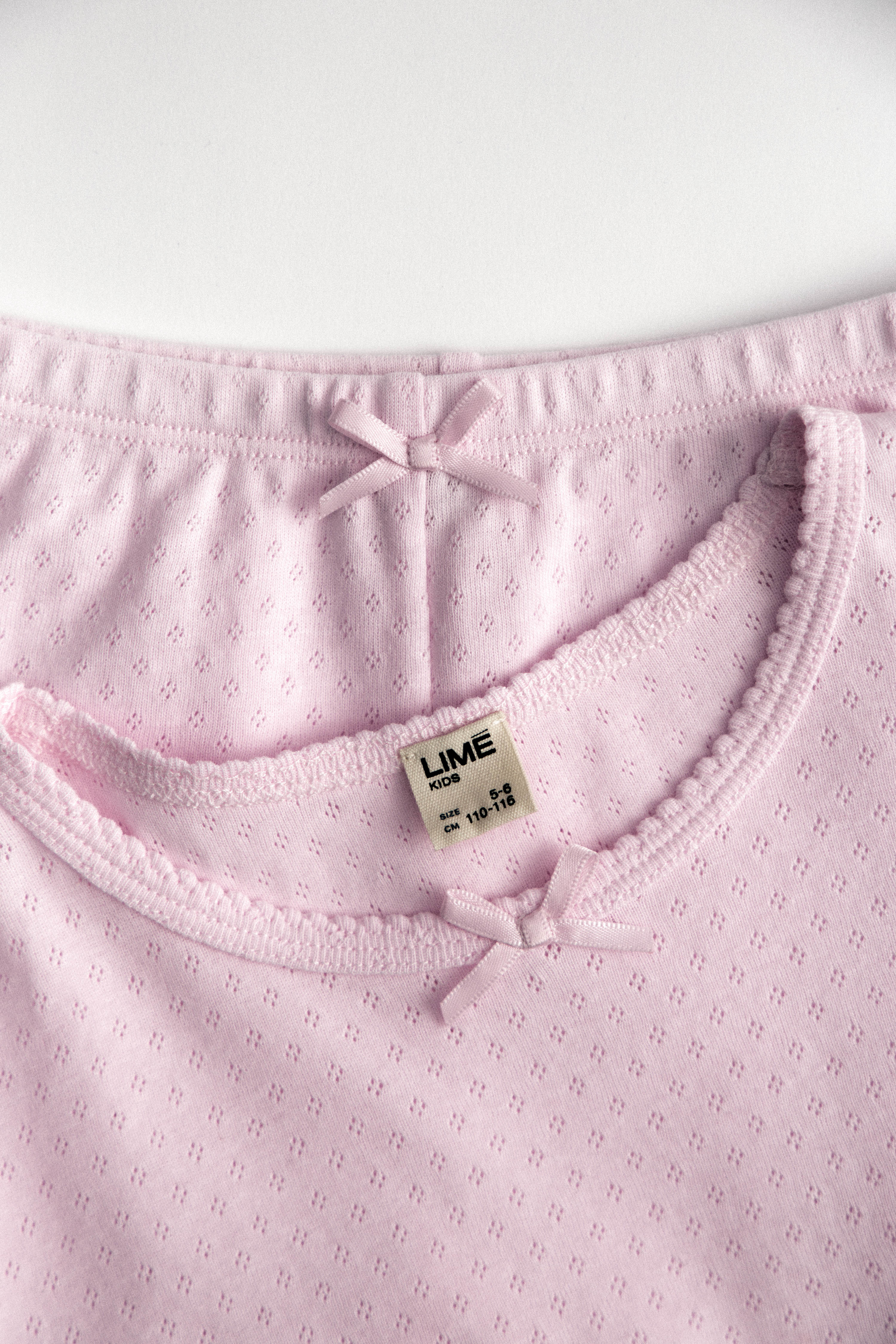 POINTELLE COTTON PAJAMA SET