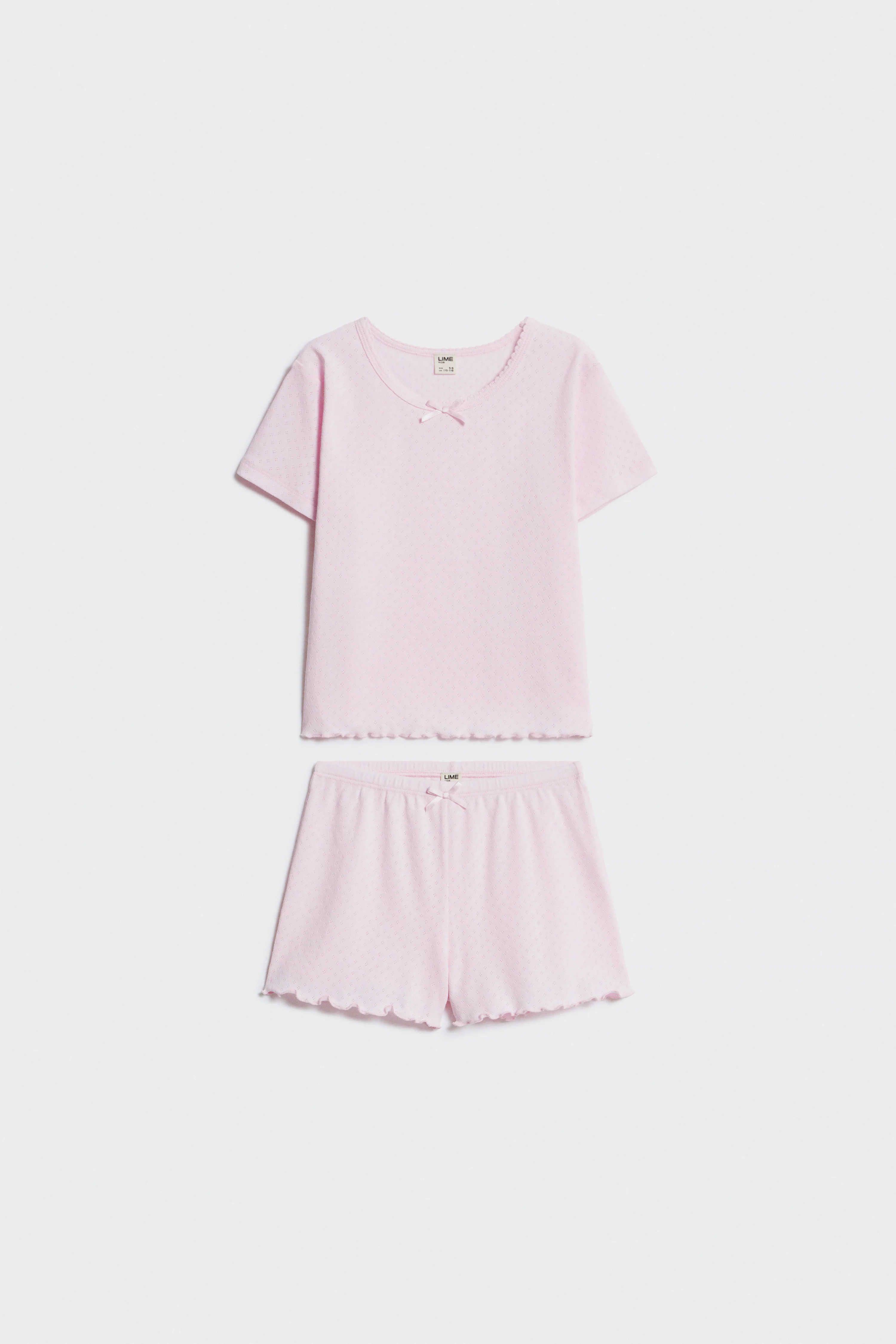 POINTELLE COTTON PAJAMA SET - Image 2