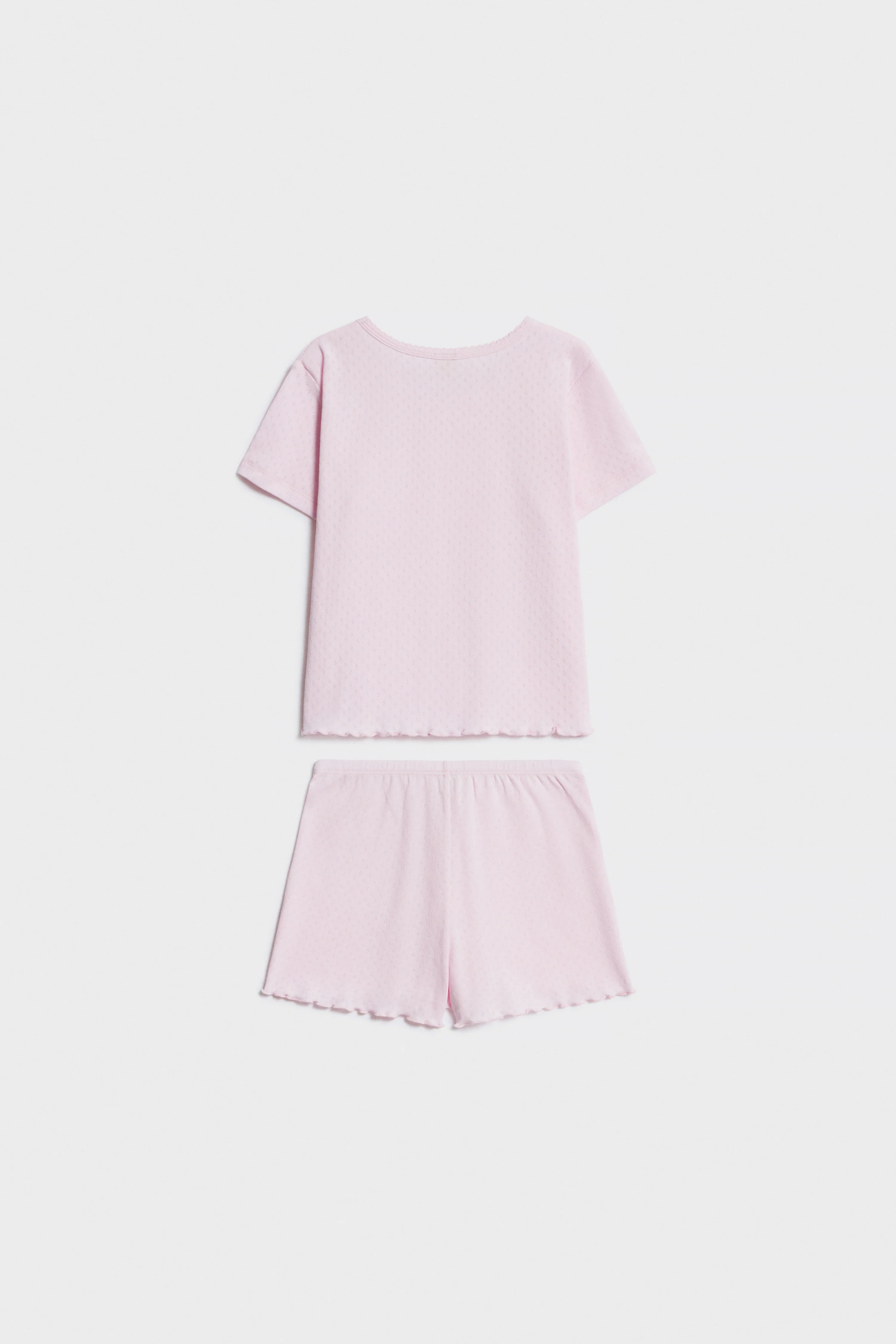 POINTELLE COTTON PAJAMA SET - Image 3