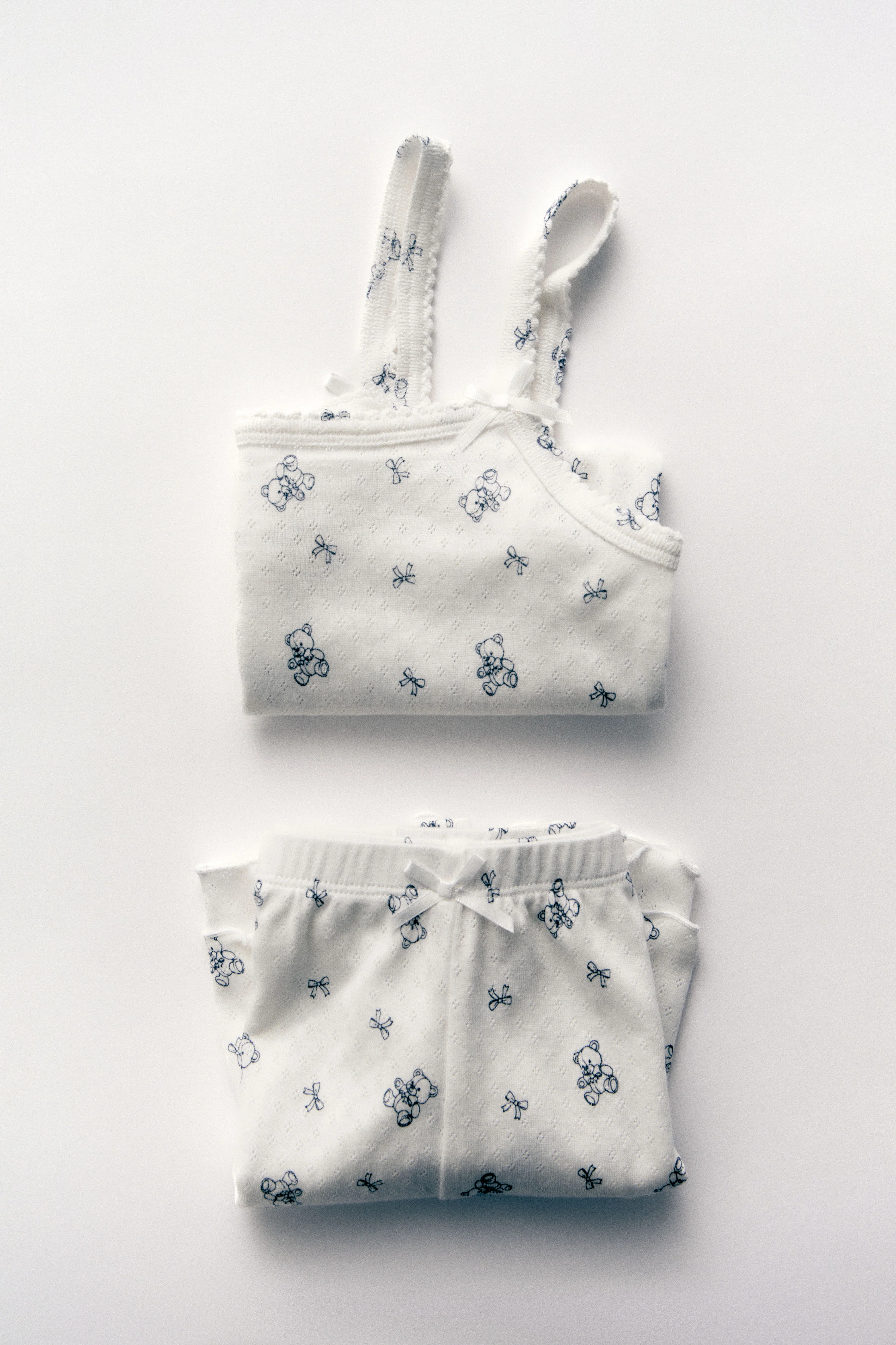 POINTELLE COTTON PAJAMA SET