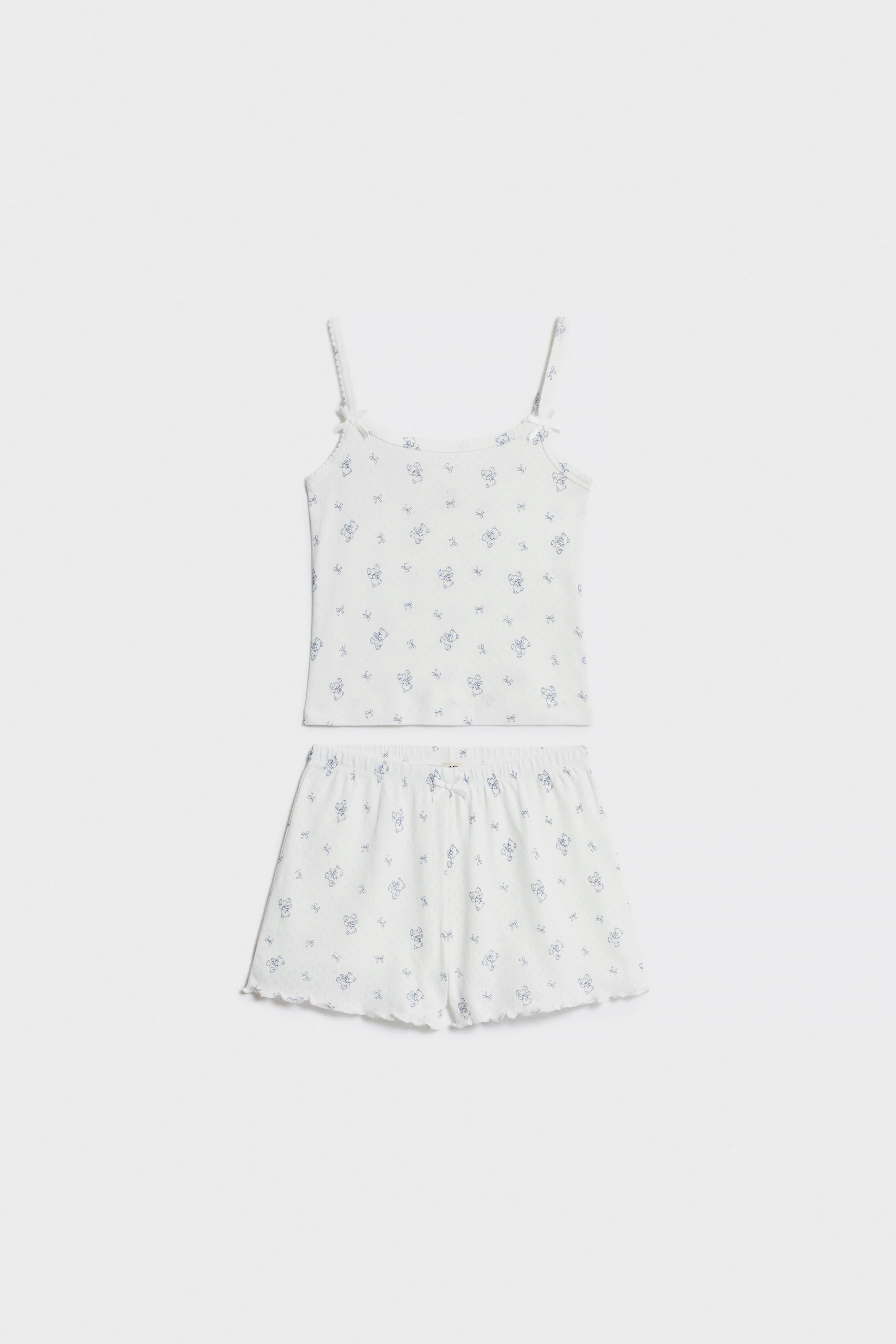 POINTELLE COTTON PAJAMA SET - Image 4