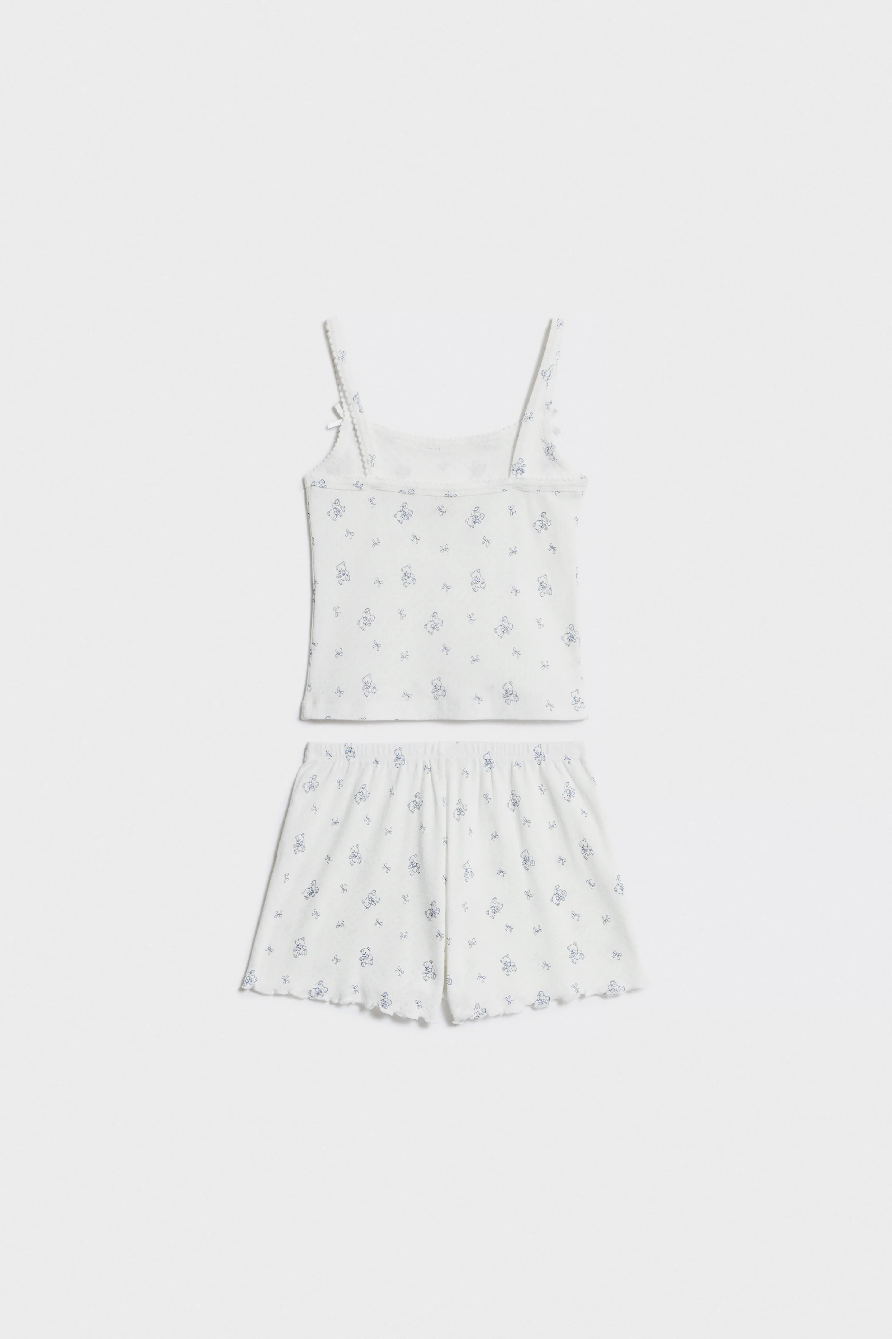 POINTELLE COTTON PAJAMA SET - Image 5