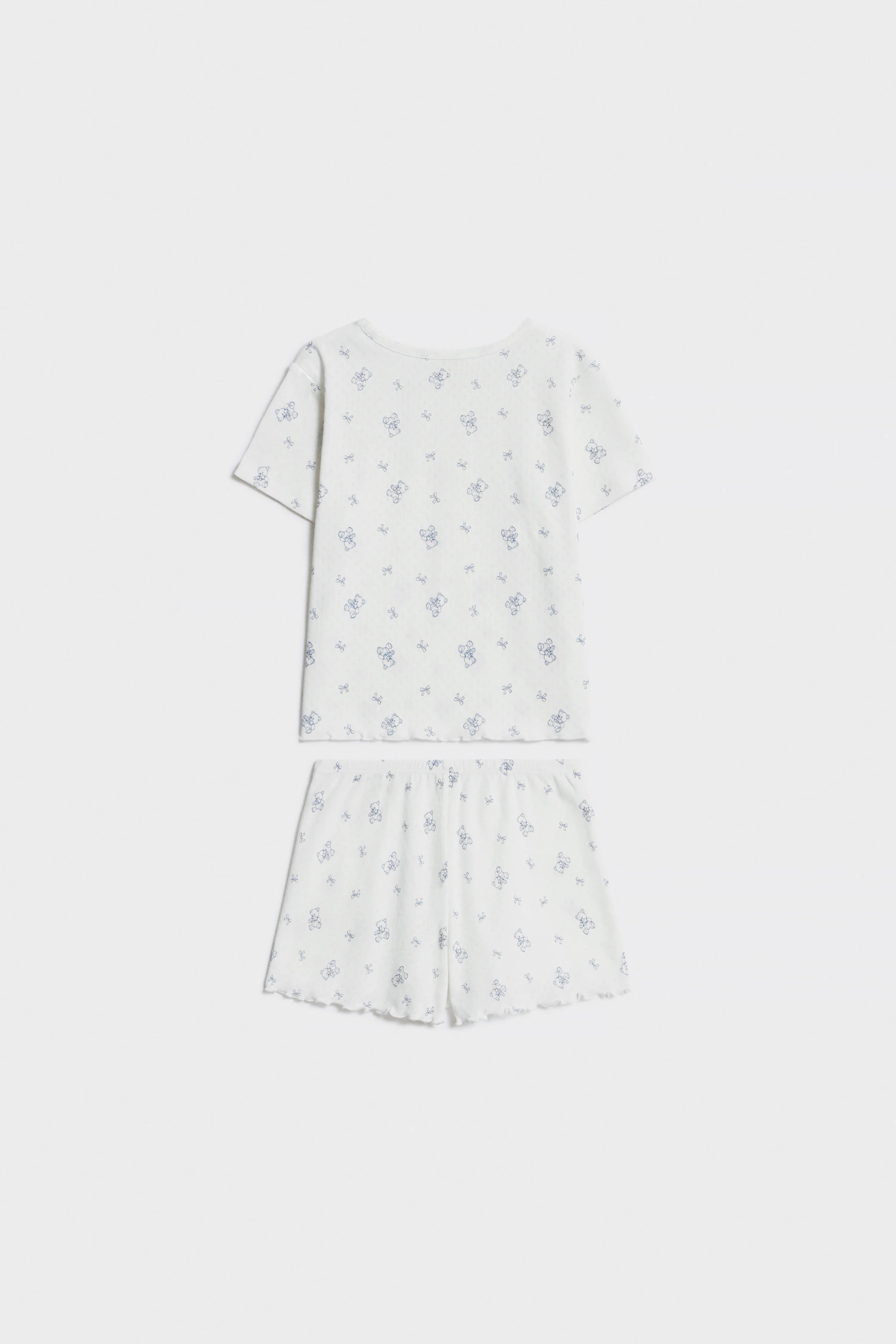 POINTELLE COTTON PAJAMA SET - Image 3