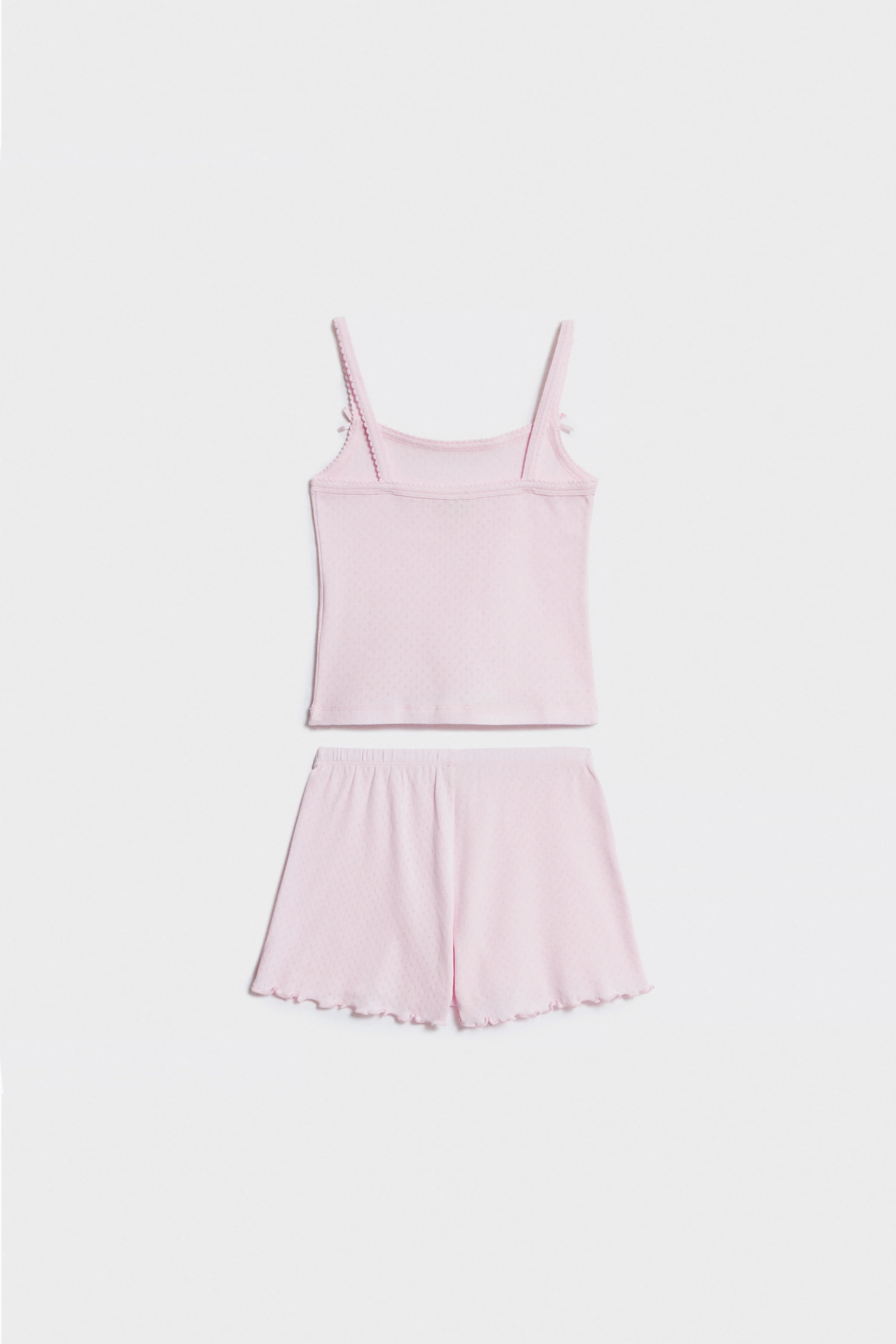 POINTELLE COTTON PAJAMA SET - Image 4