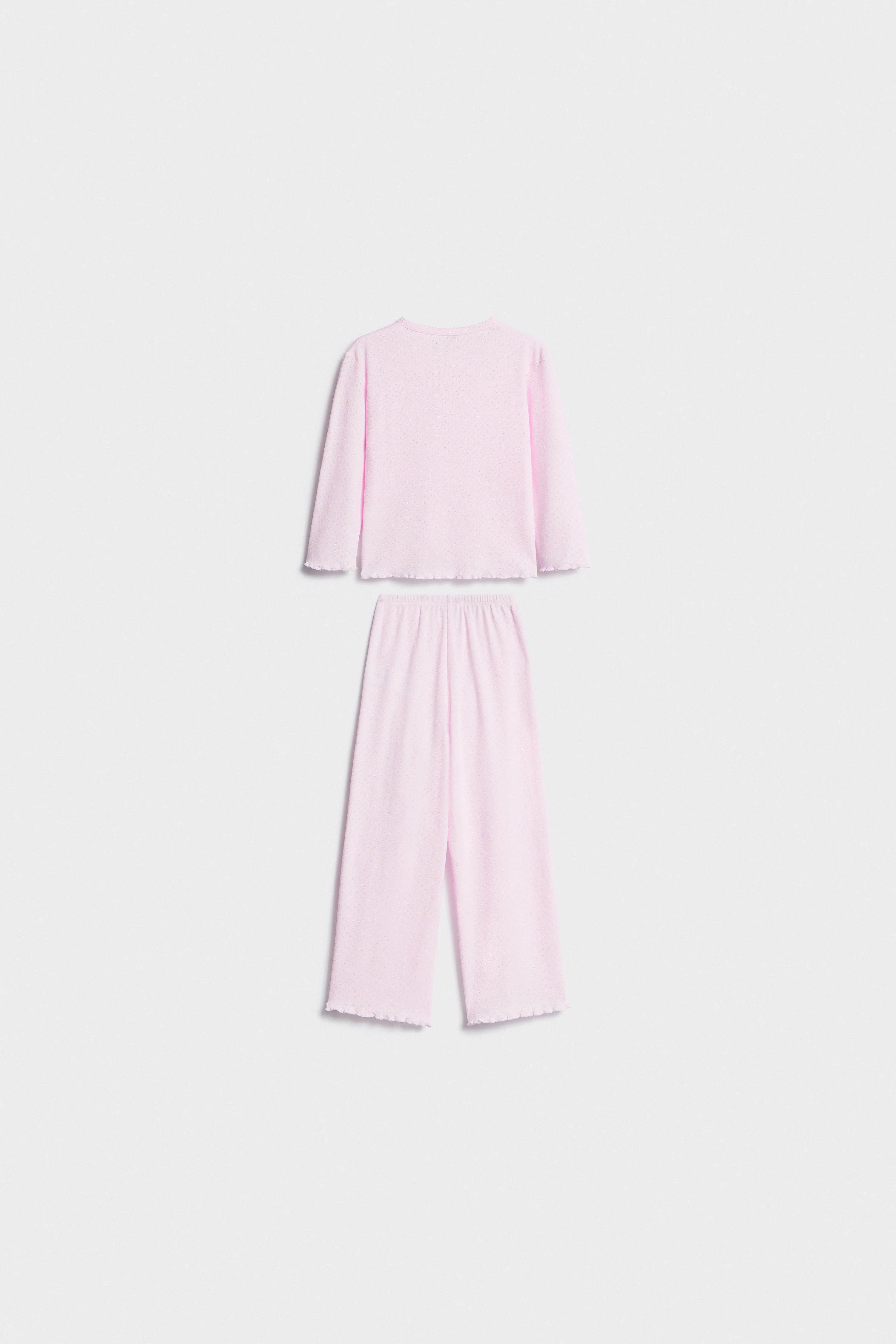 POINTELLE COTTON PAJAMAS - Image 3