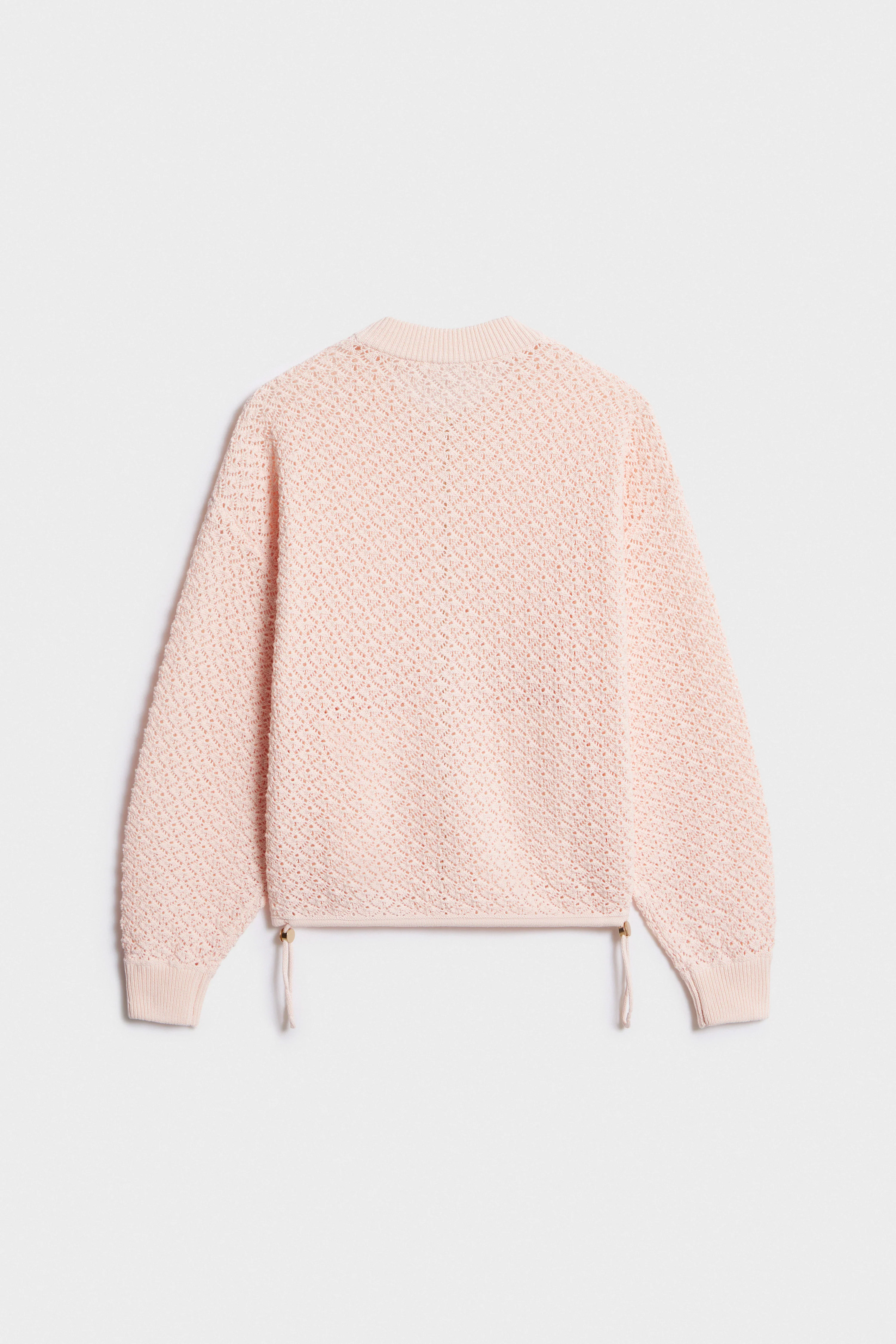 POINTELLE-KNIT COTTON CARDIGAN - Image 6