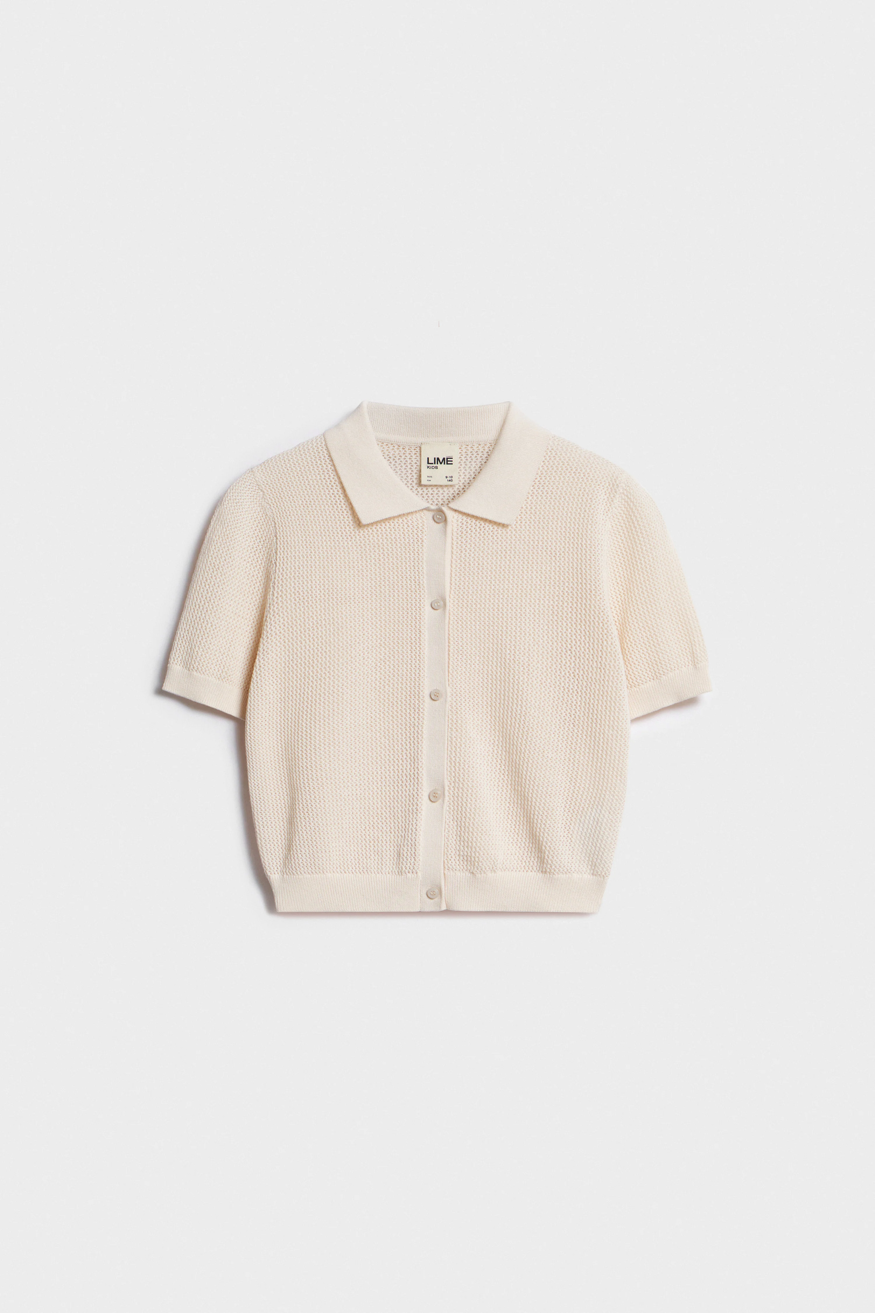 POINTELLE-KNIT COTTON CARDIGAN - Image 4