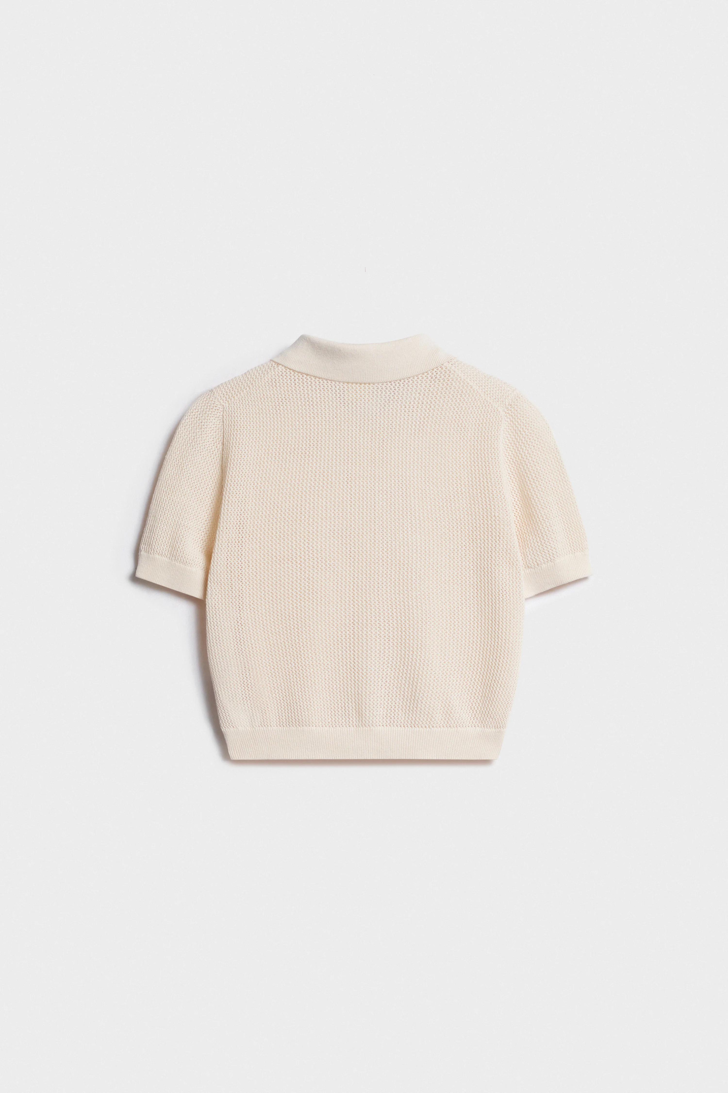 POINTELLE-KNIT COTTON CARDIGAN - Image 5