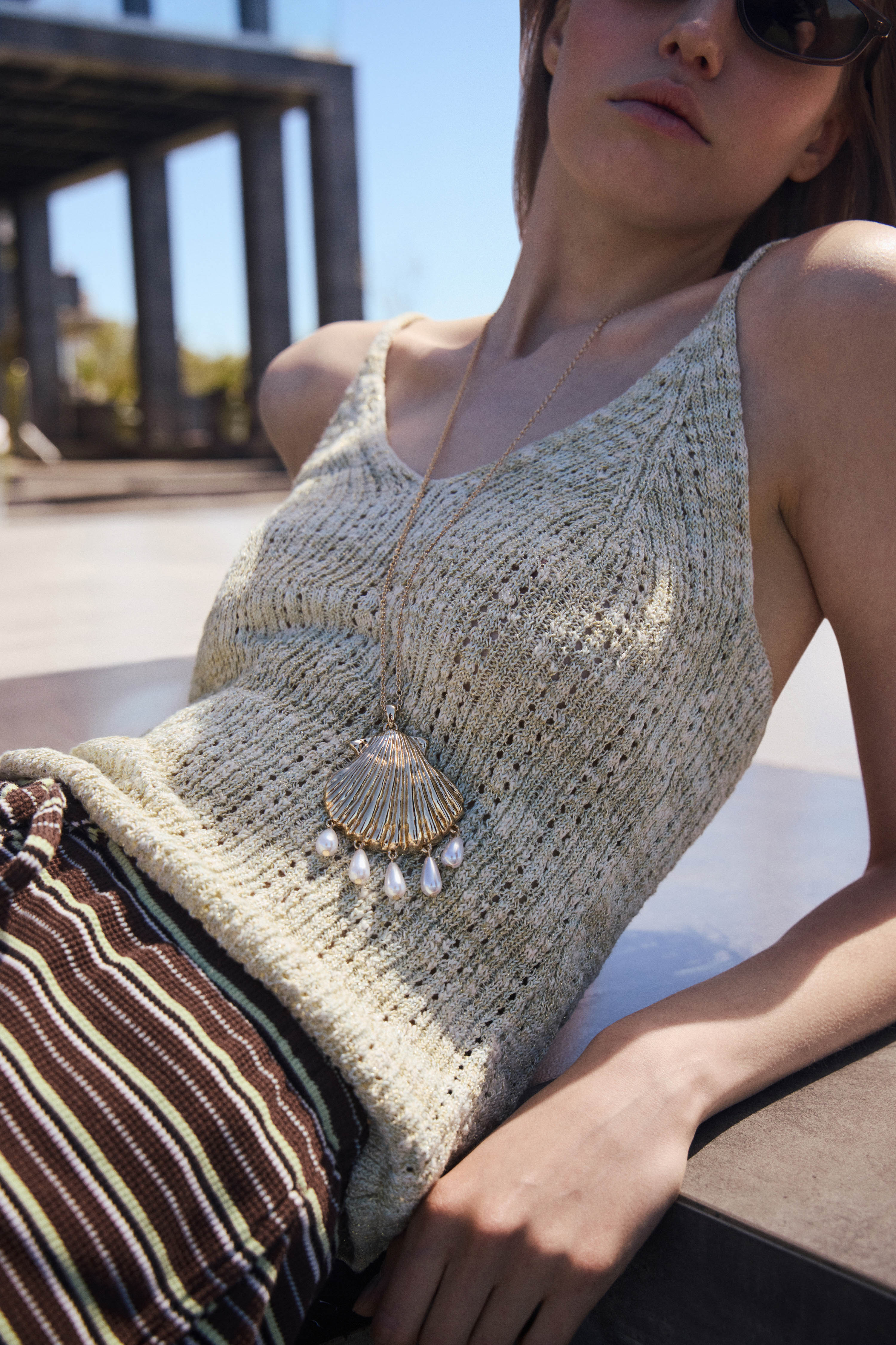 POINTELLE-KNIT COTTON TOP - Image 3