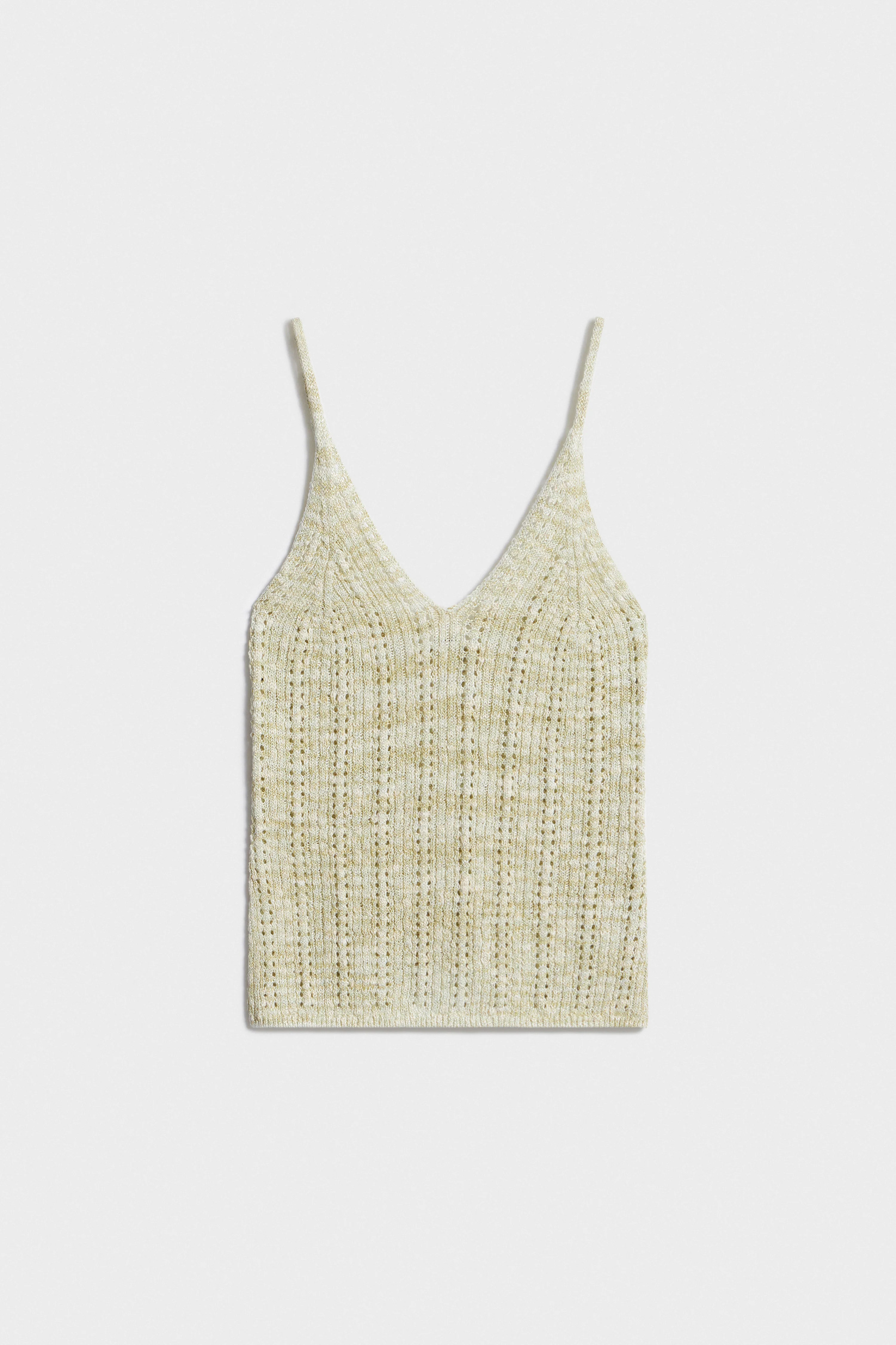POINTELLE-KNIT COTTON TOP - Image 6