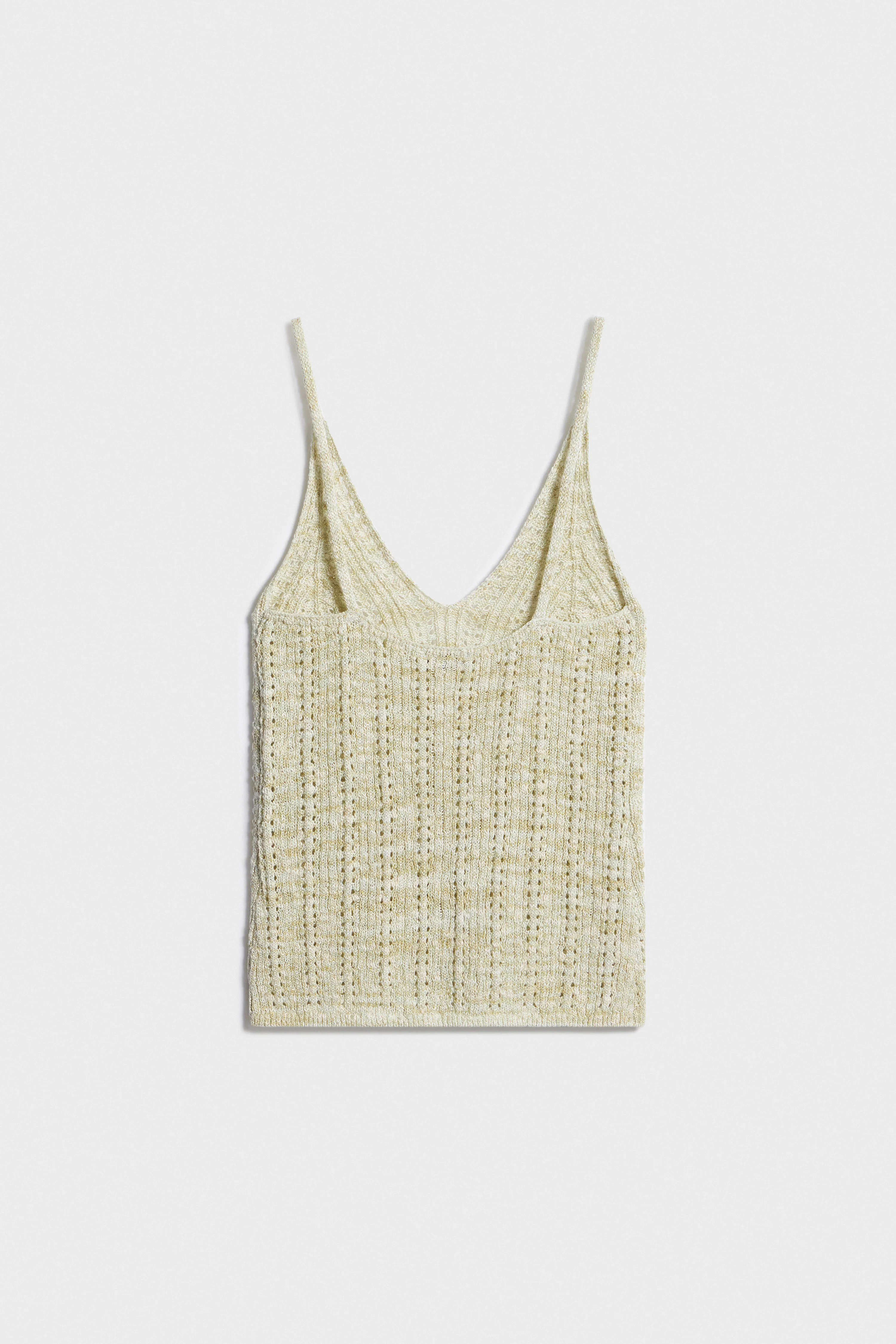 POINTELLE-KNIT COTTON TOP - Image 7