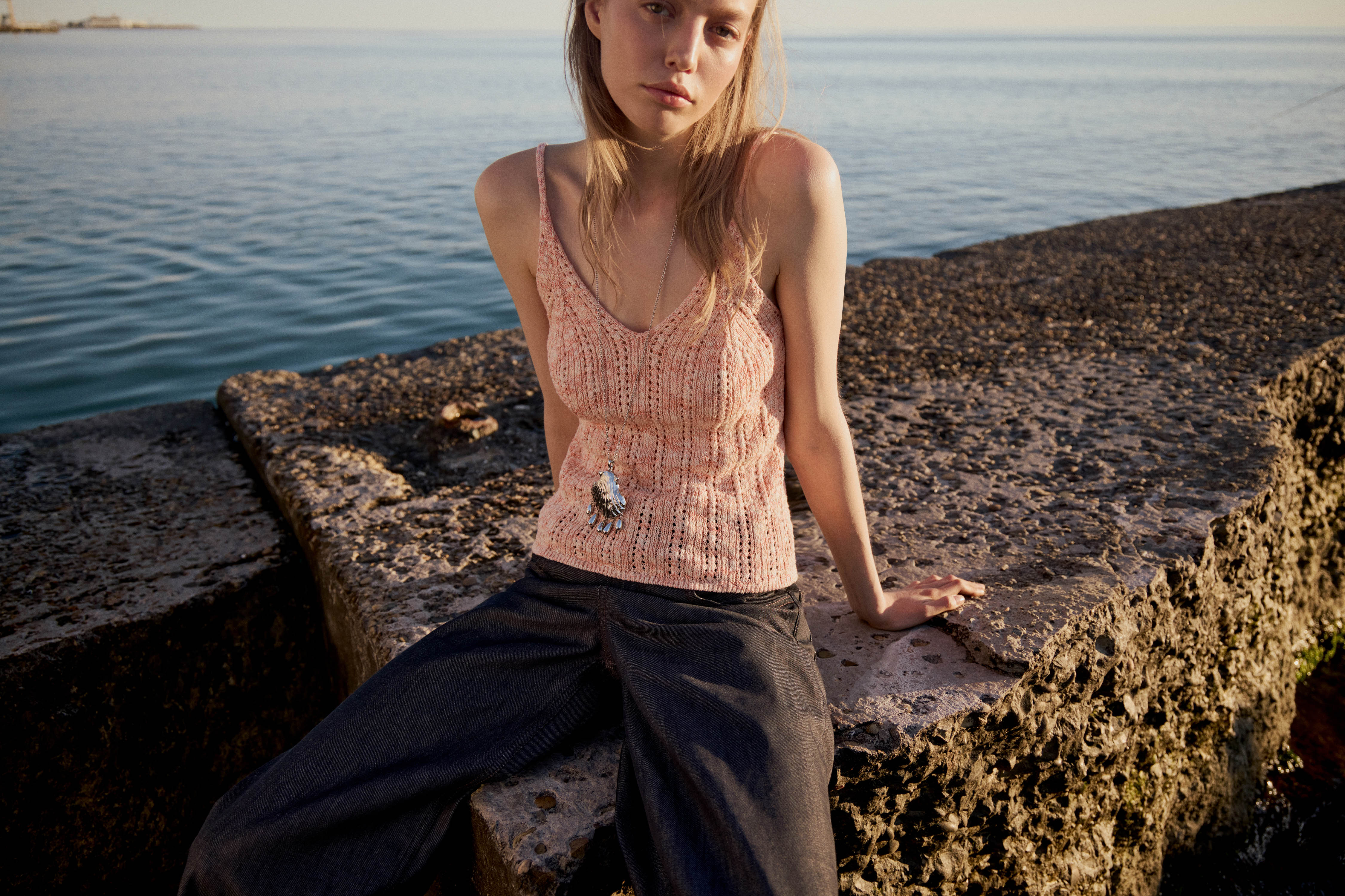 POINTELLE-KNIT COTTON TOP - Image 5