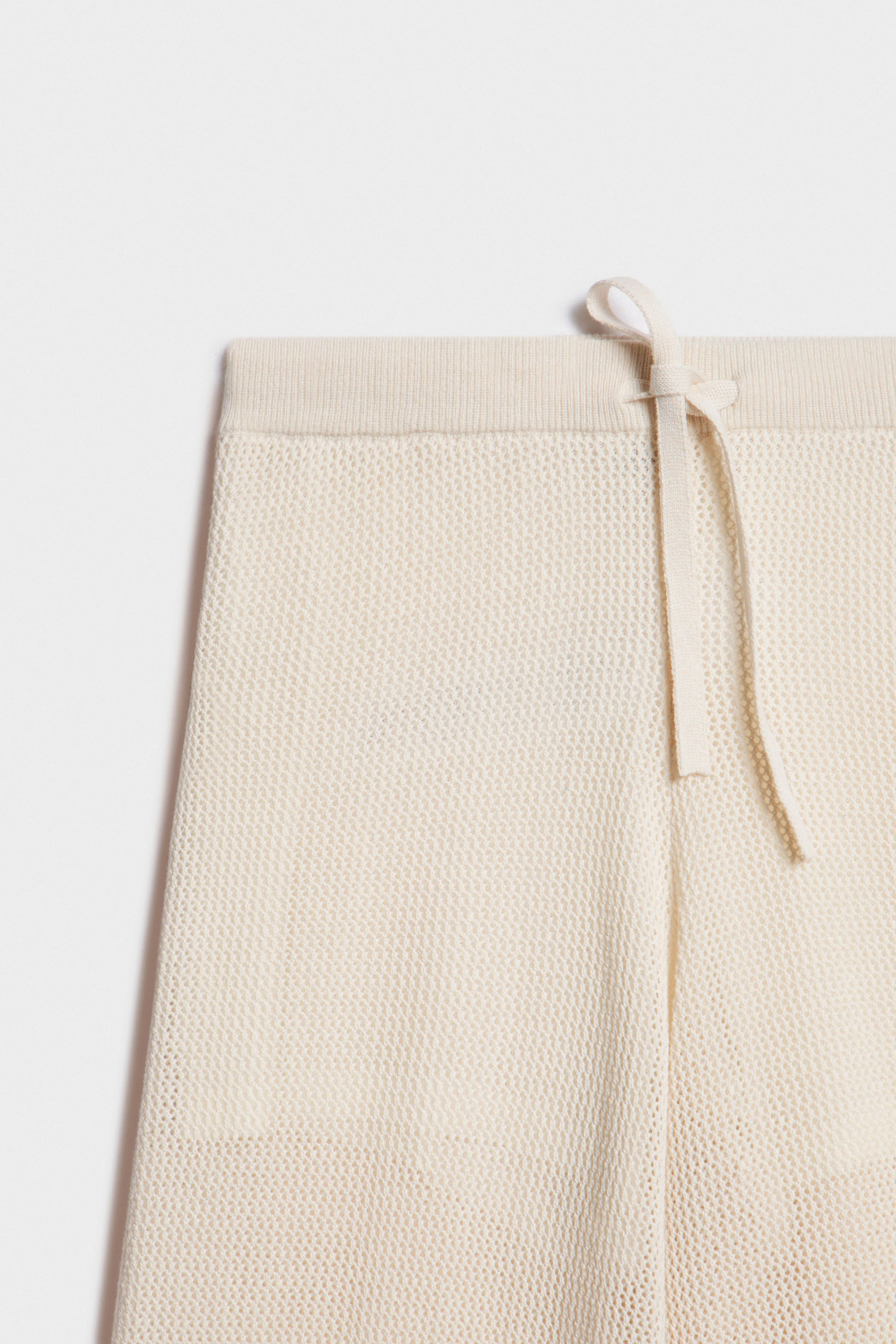 POINTELLE-KNIT COTTON TROUSERS - Image 6