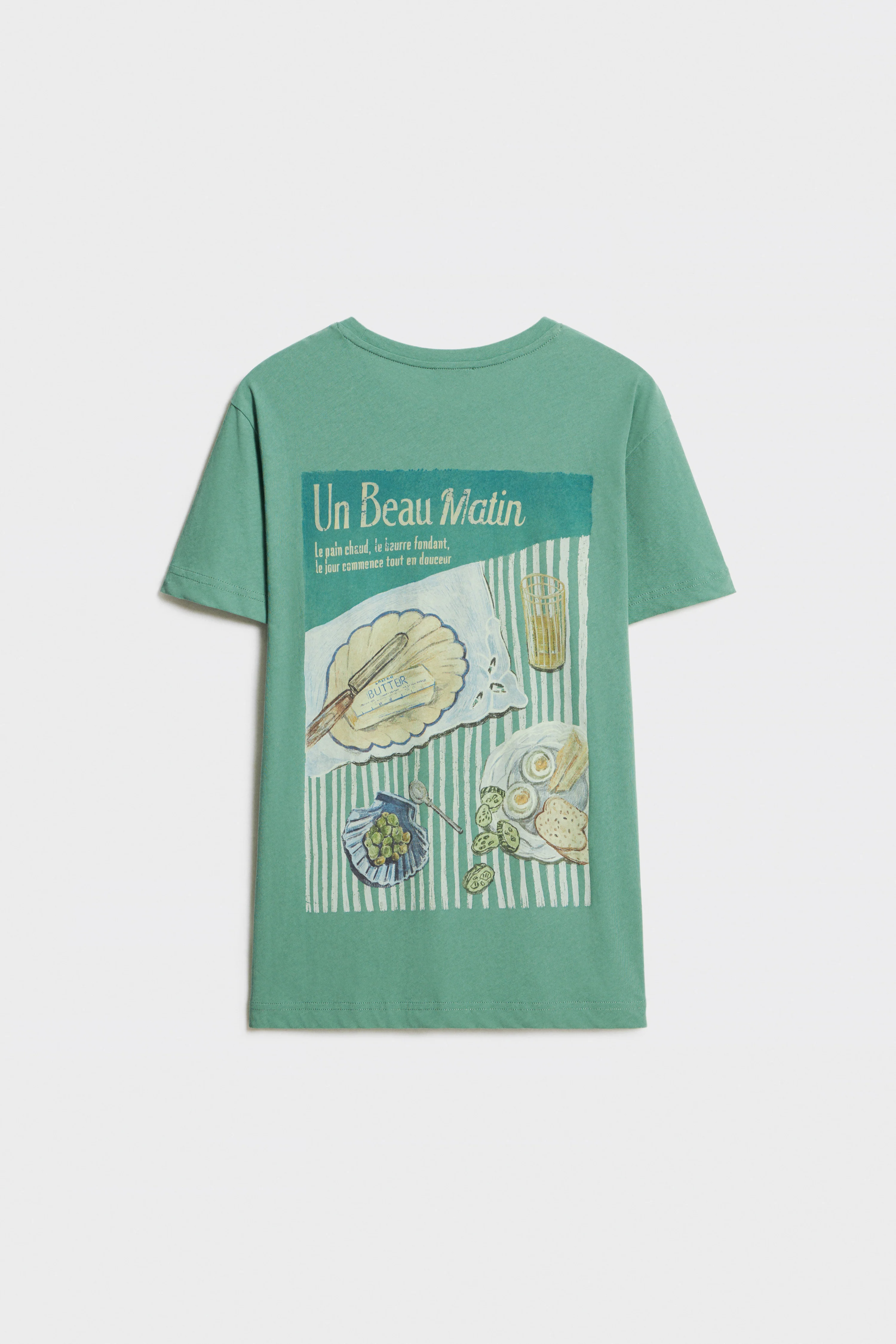 PRINT-MOTIF COTTON T-SHIRT - Image 4