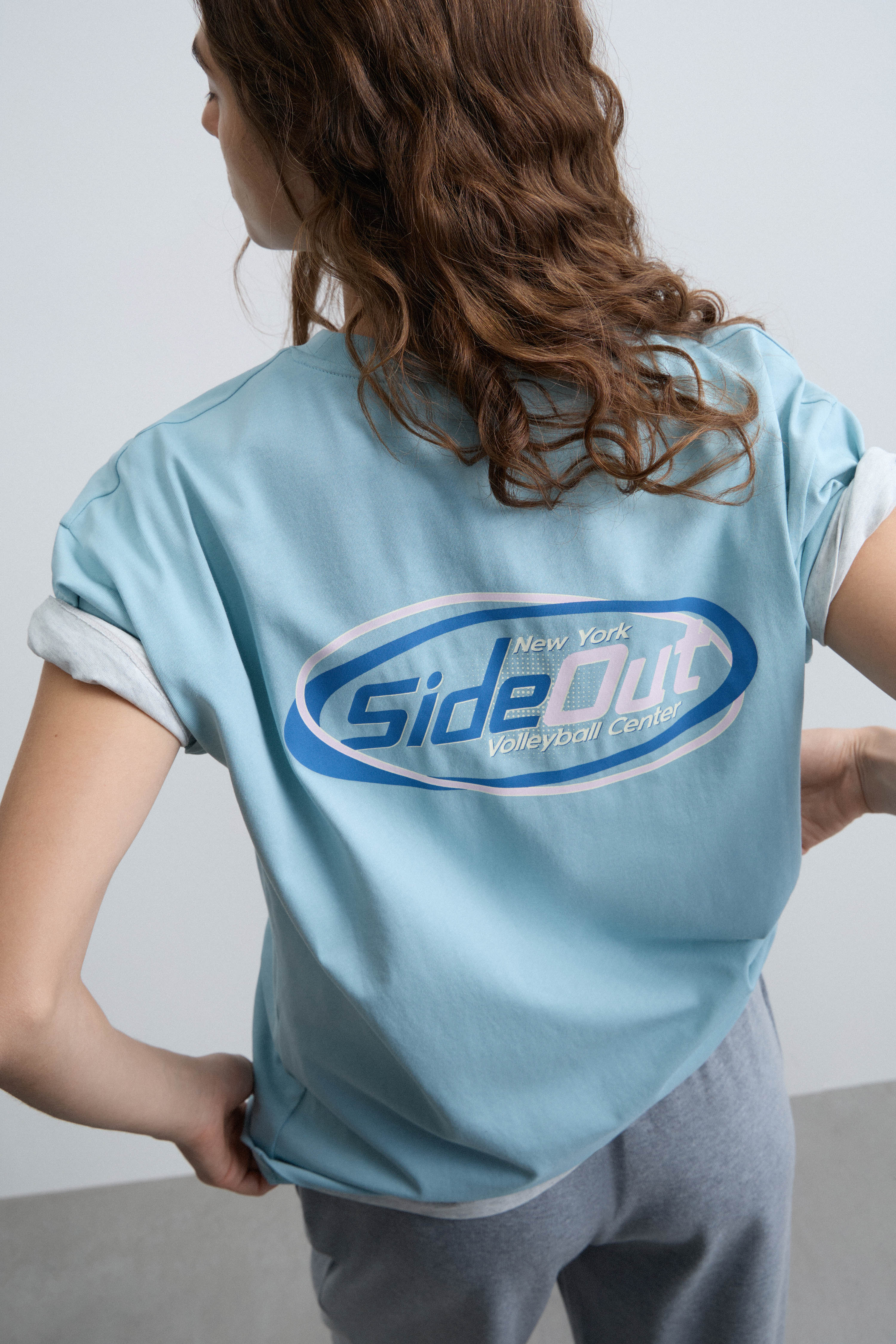 PRINT-MOTIF COTTON T-SHIRT