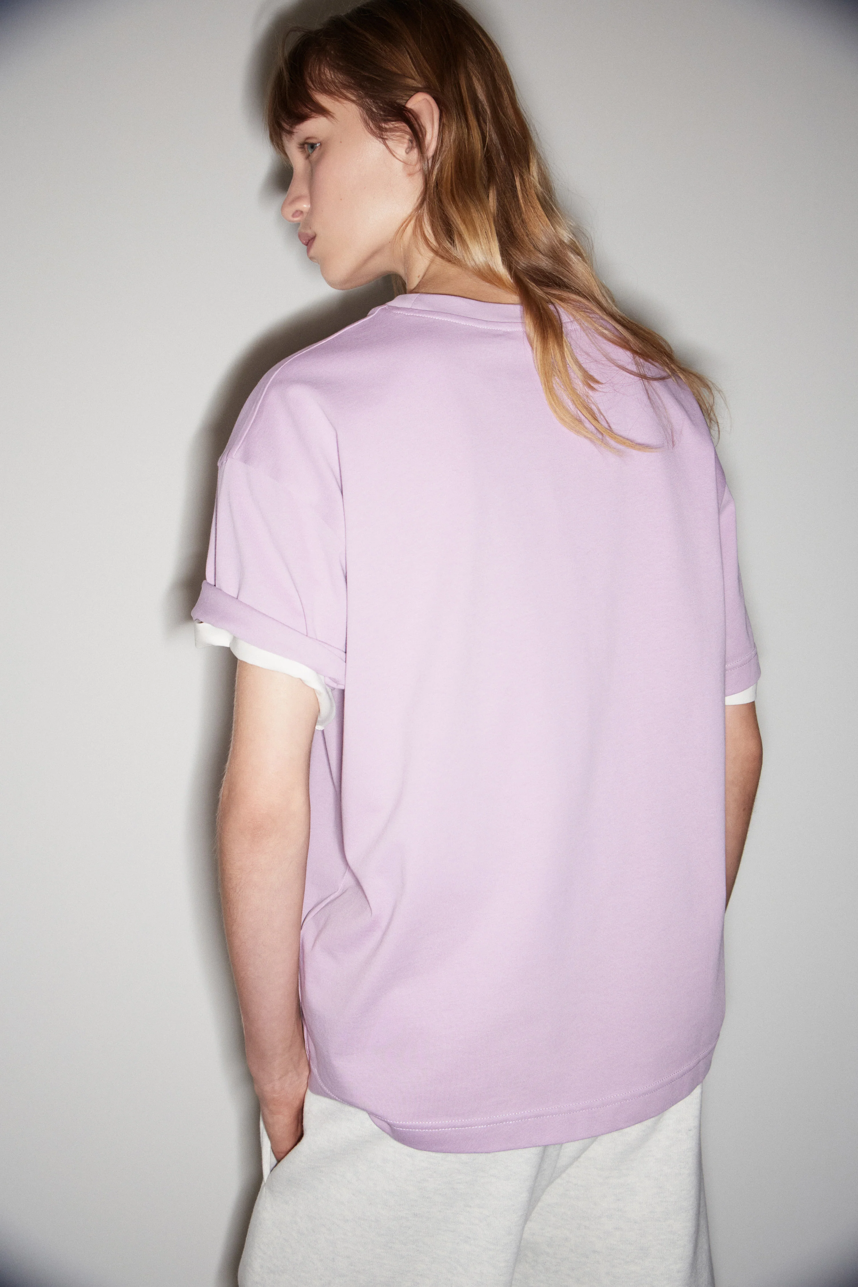 PRINT-MOTIF COTTON T-SHIRT - Image 4