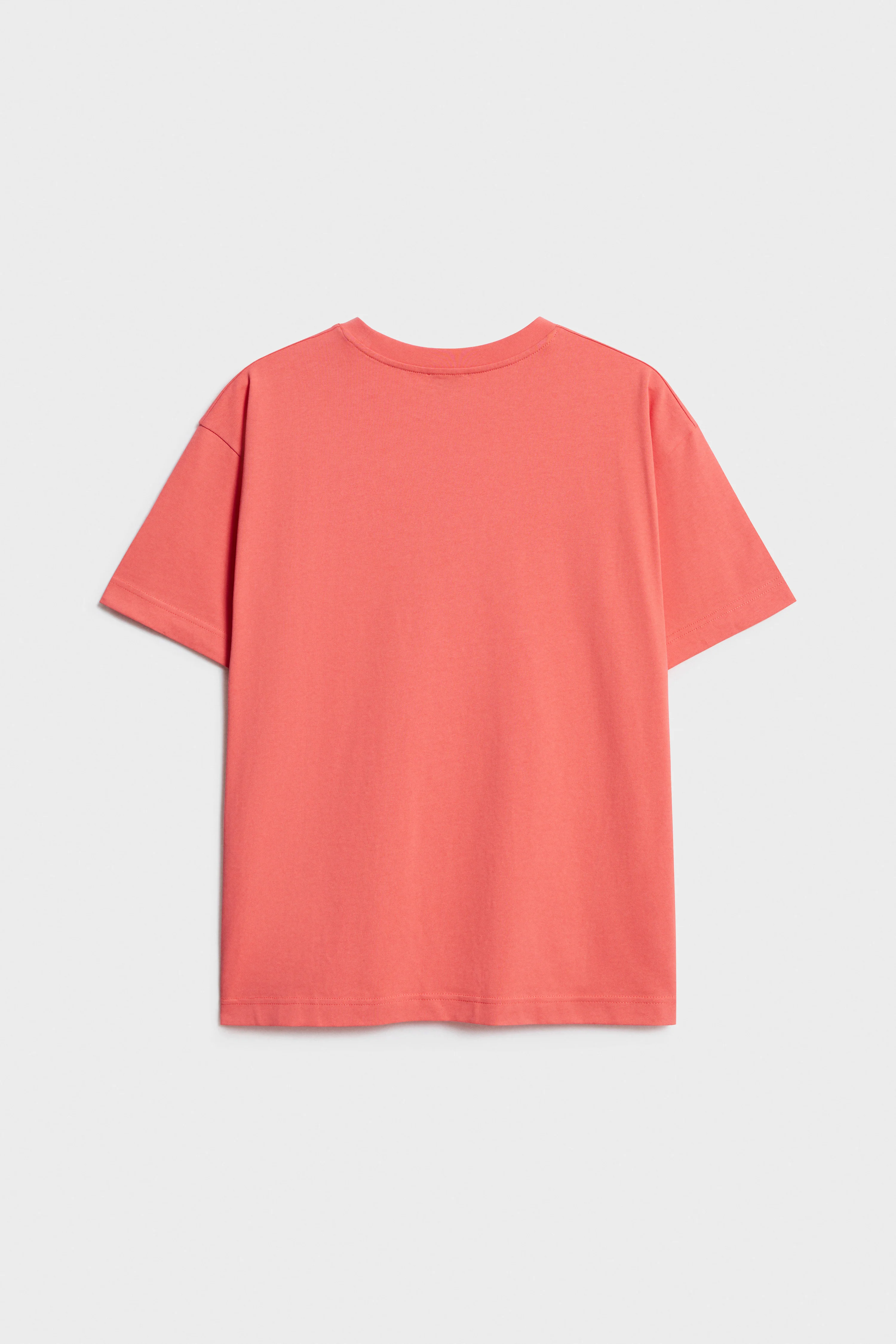 PRINT-MOTIF COTTON T-SHIRT - Image 4