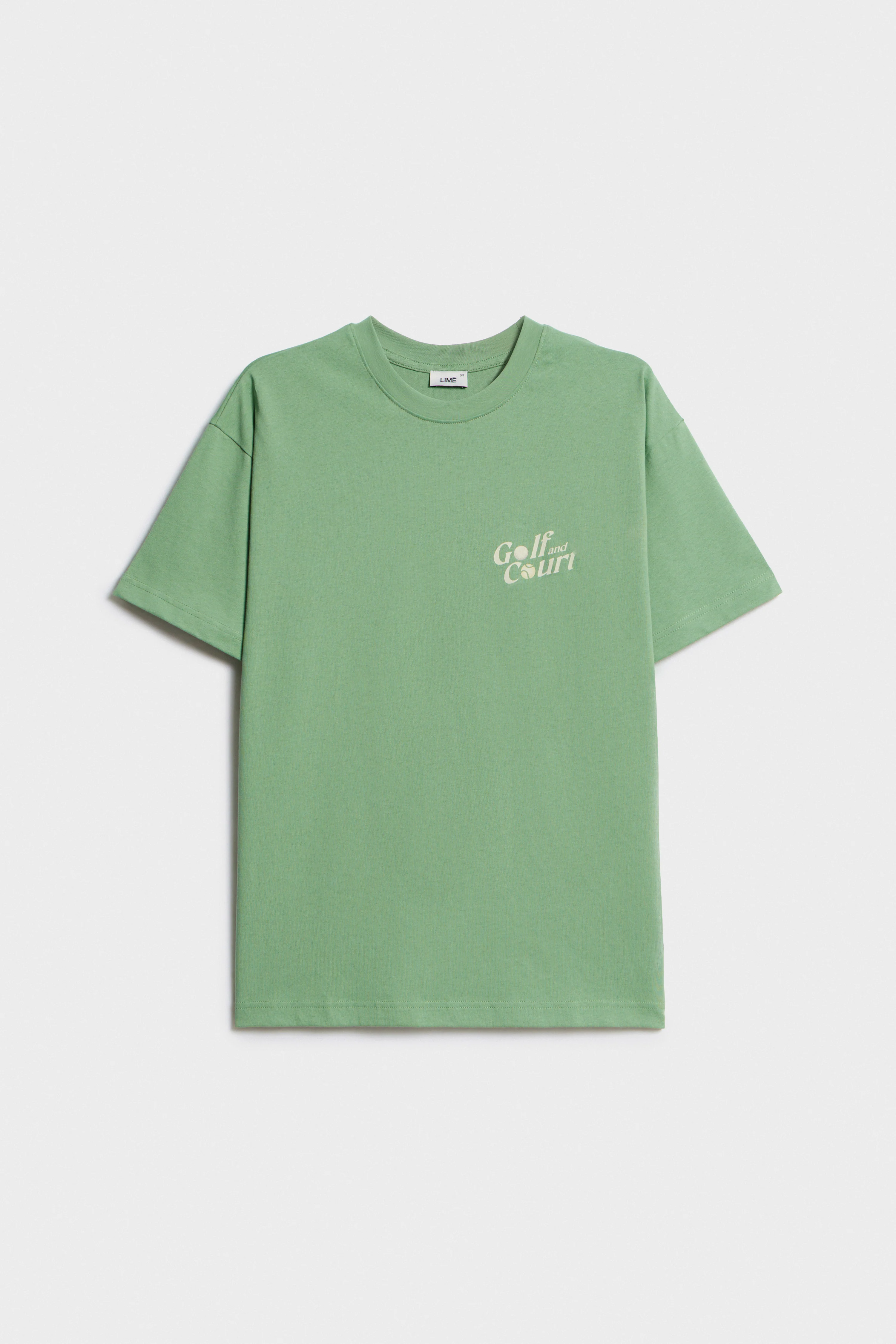 PRINT-MOTIF COTTON T-SHIRT - Image 5