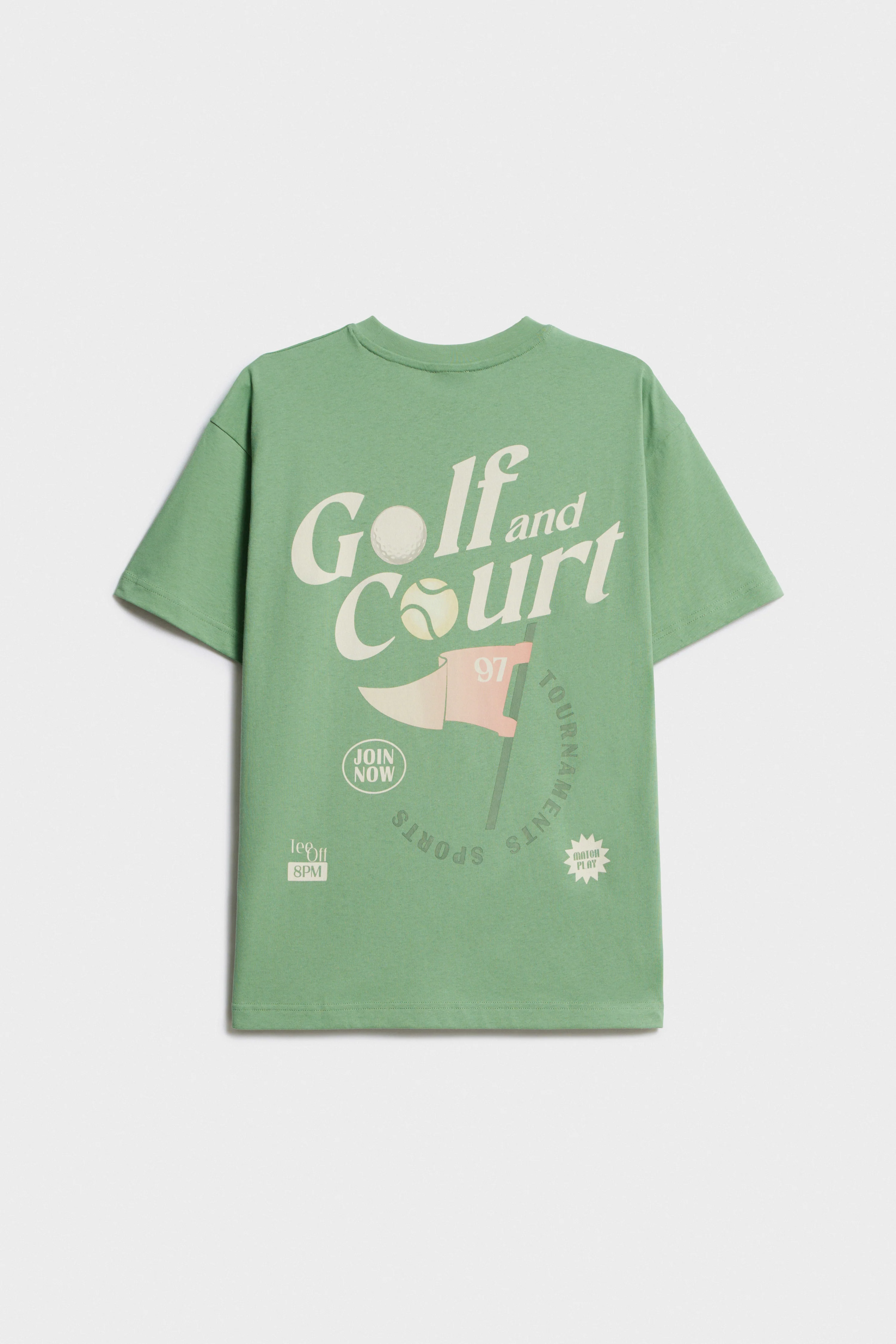 PRINT-MOTIF COTTON T-SHIRT - Image 6