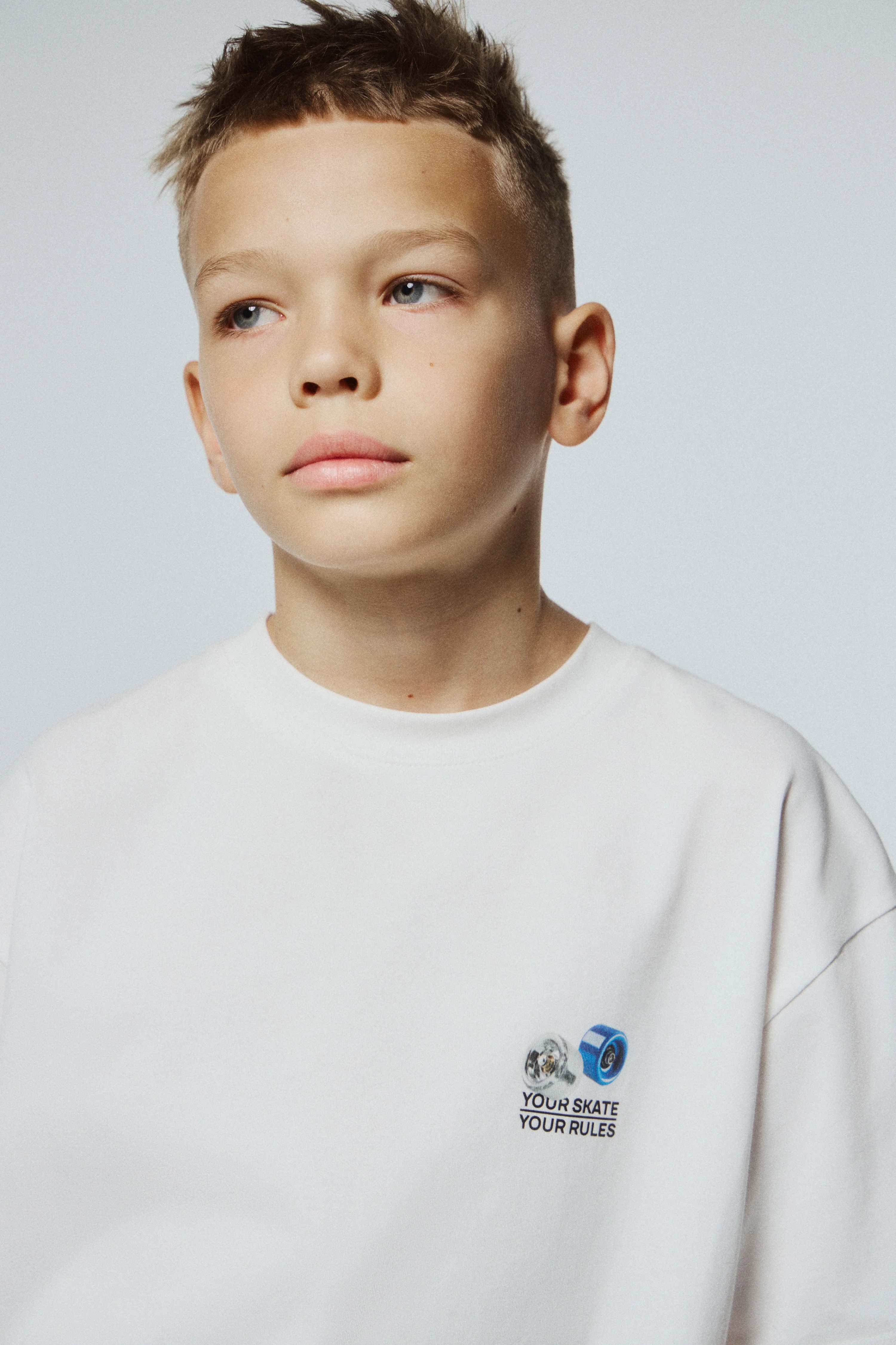 PRINT-MOTIF COTTON T-SHIRT - Image 3