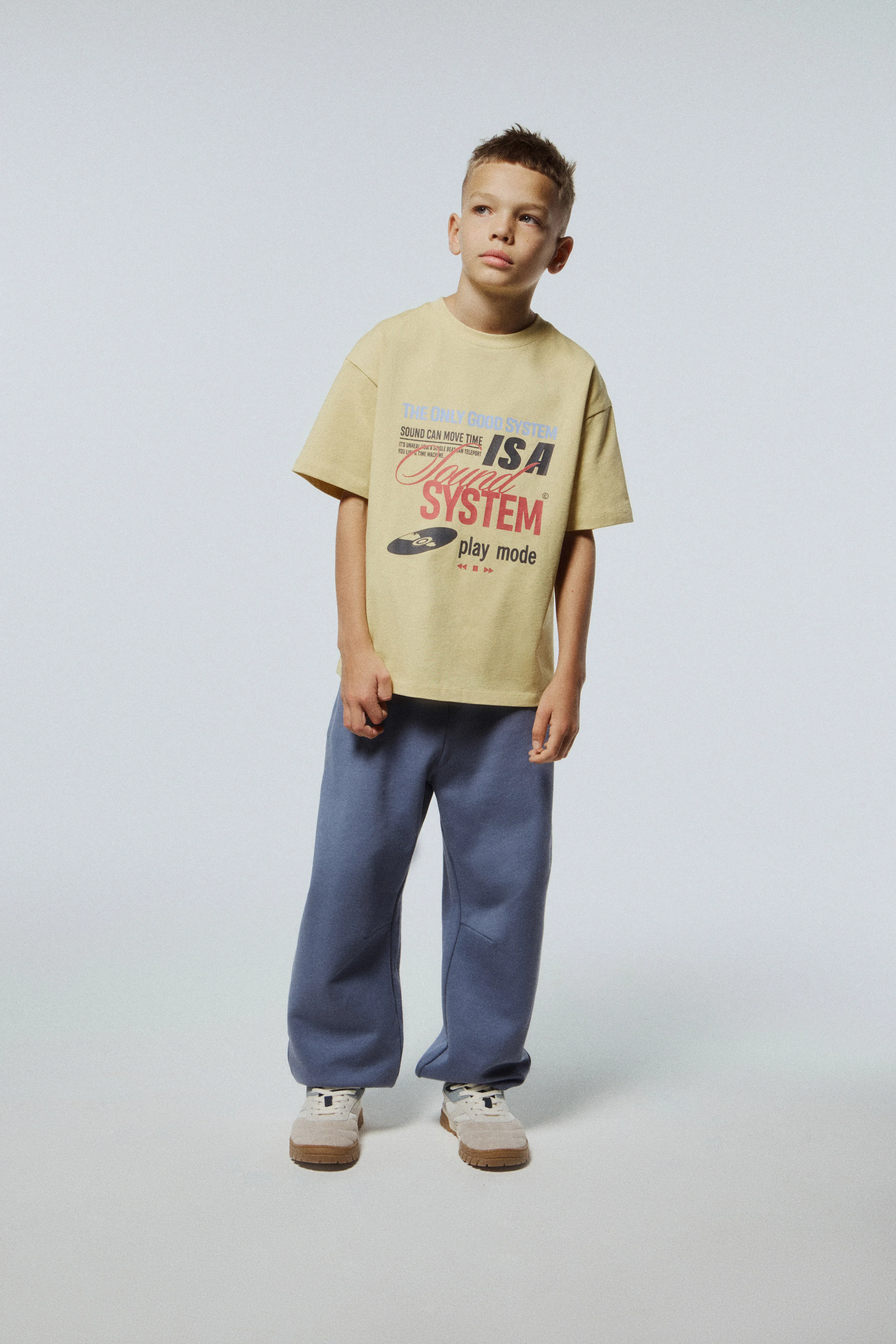 PRINT-MOTIF COTTON T-SHIRT - Image 2