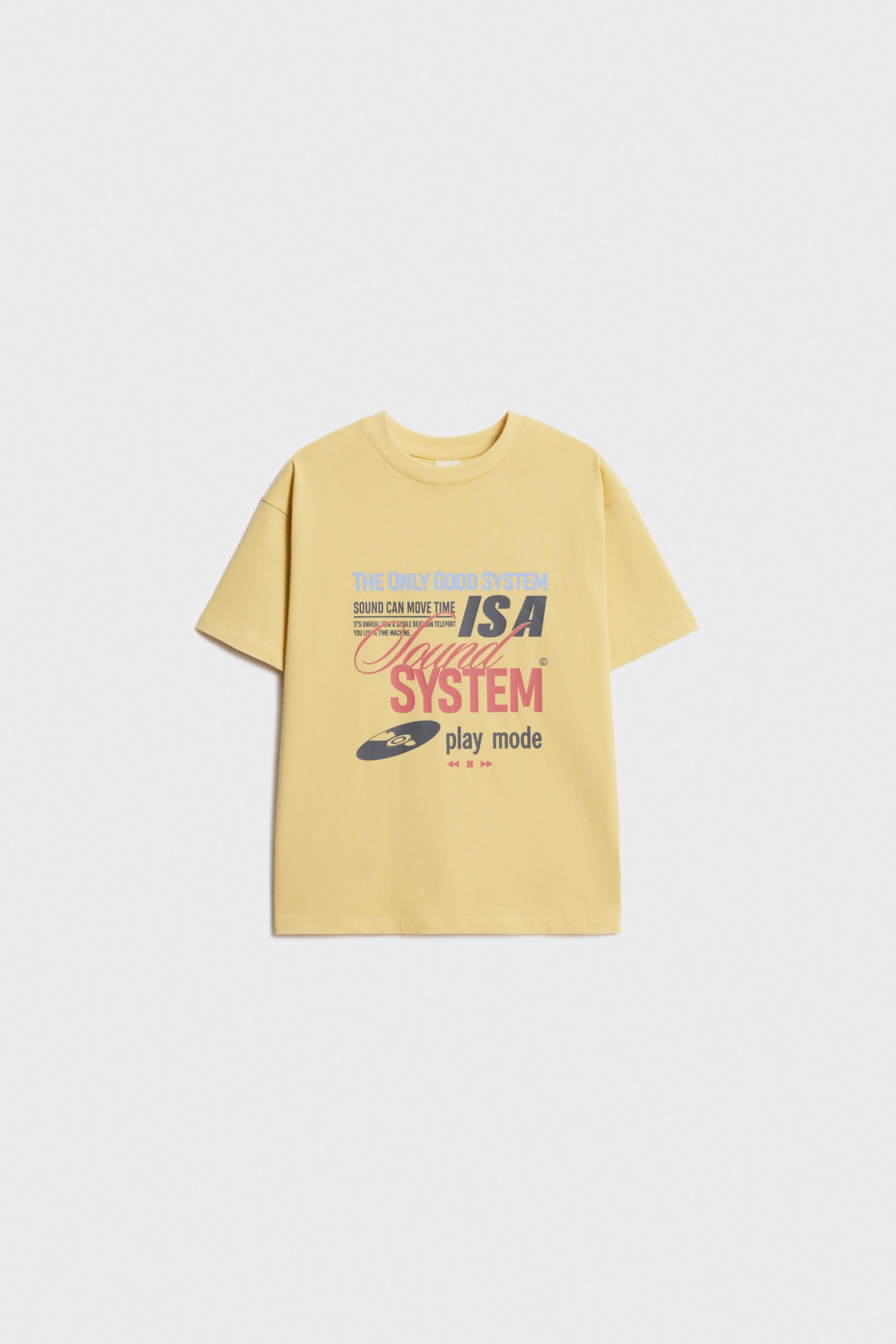 PRINT-MOTIF COTTON T-SHIRT - Image 4