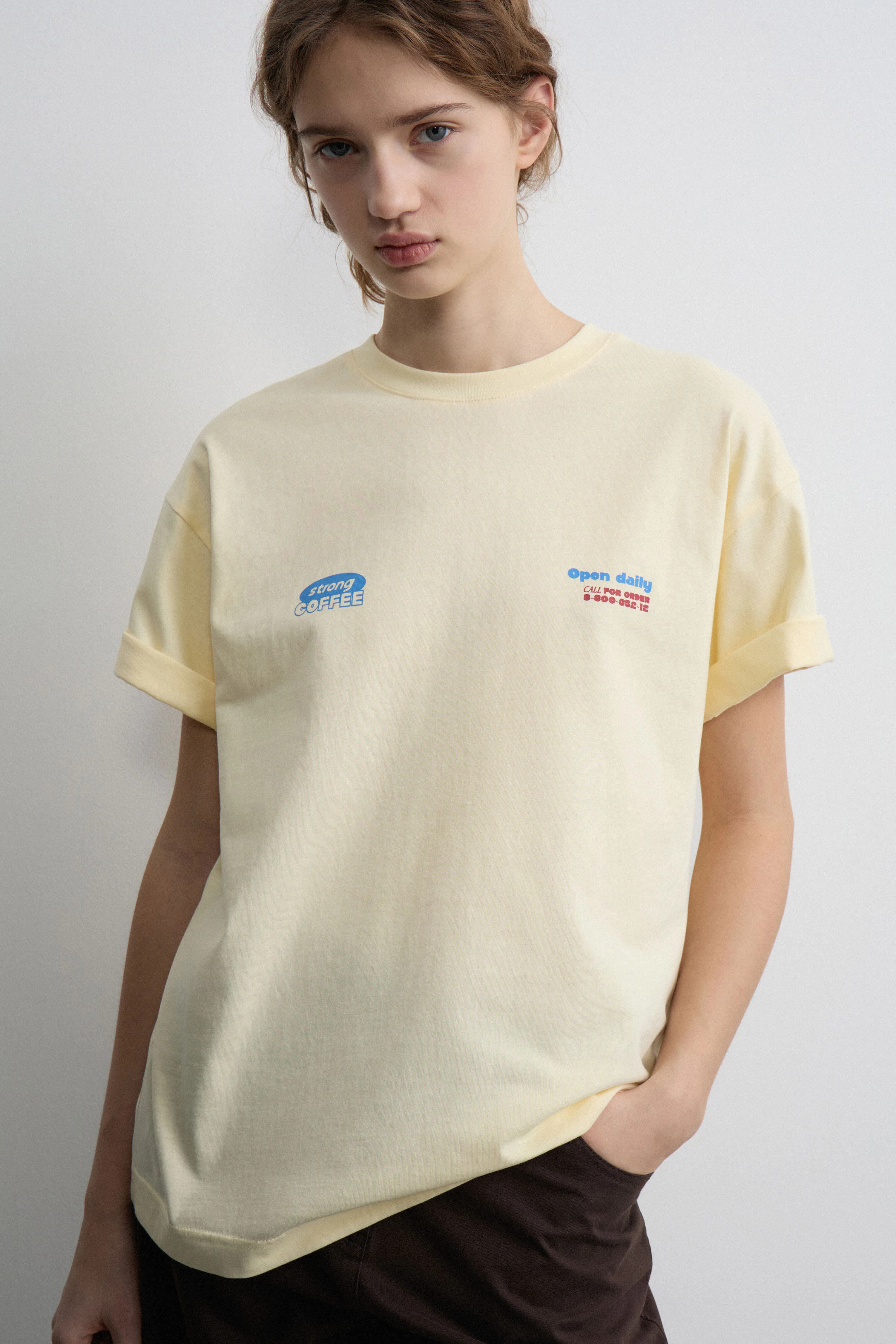 PRINT-MOTIF COTTON T-SHIRT - Image 3