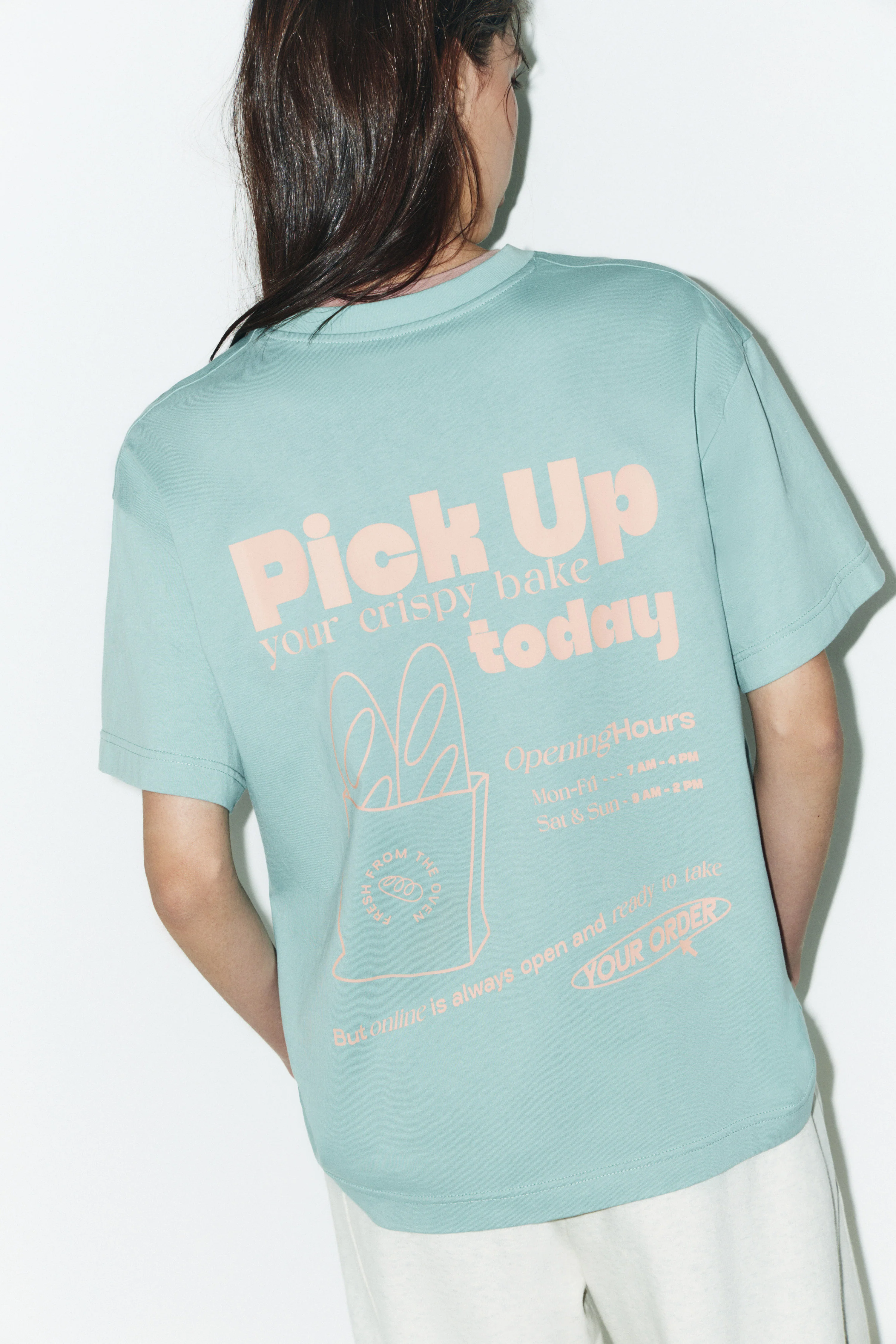 PRINT-MOTIF COTTON T-SHIRT - Image 2