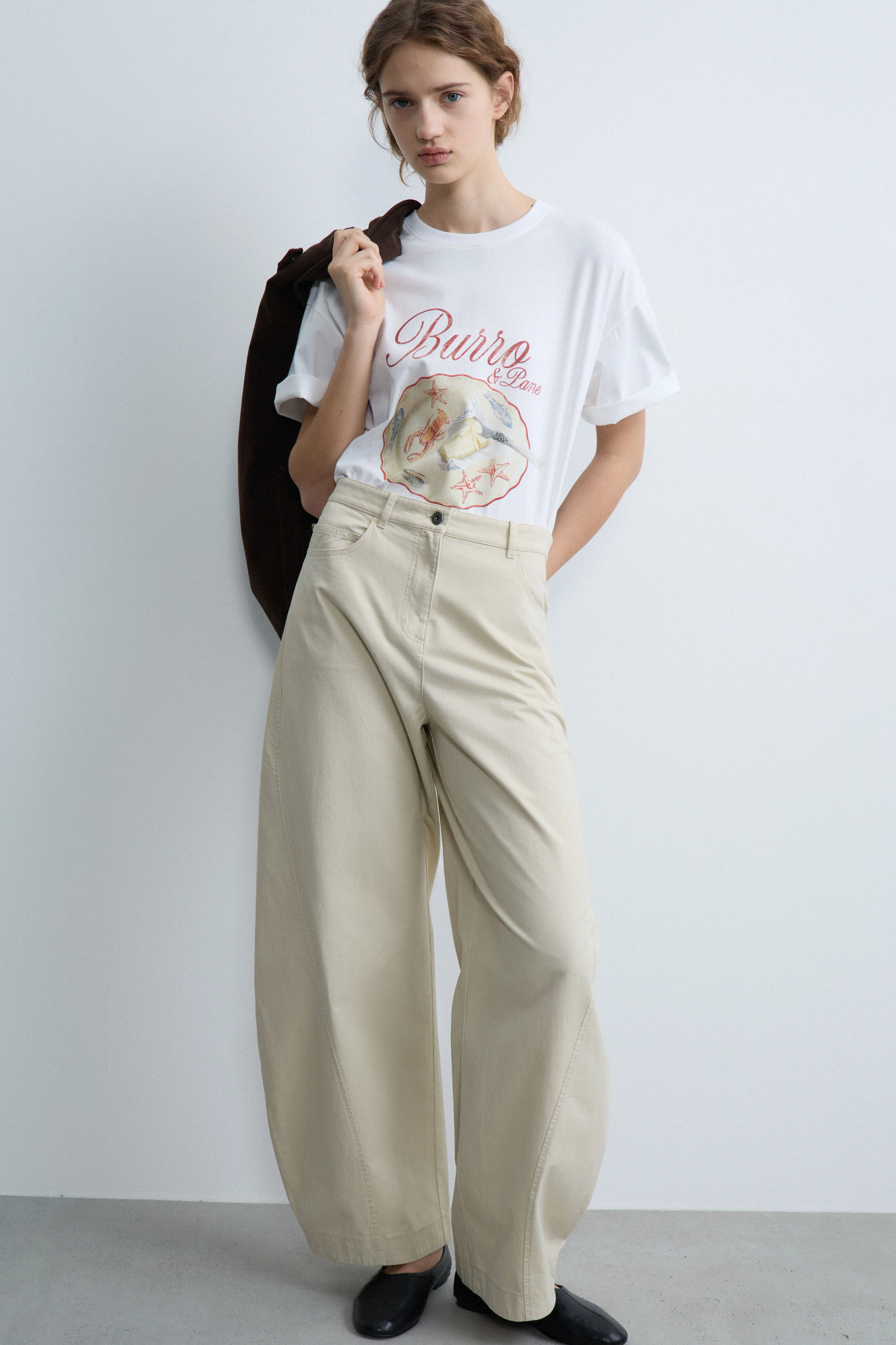 PRINT-MOTIF COTTON T-SHIRT - Image 2