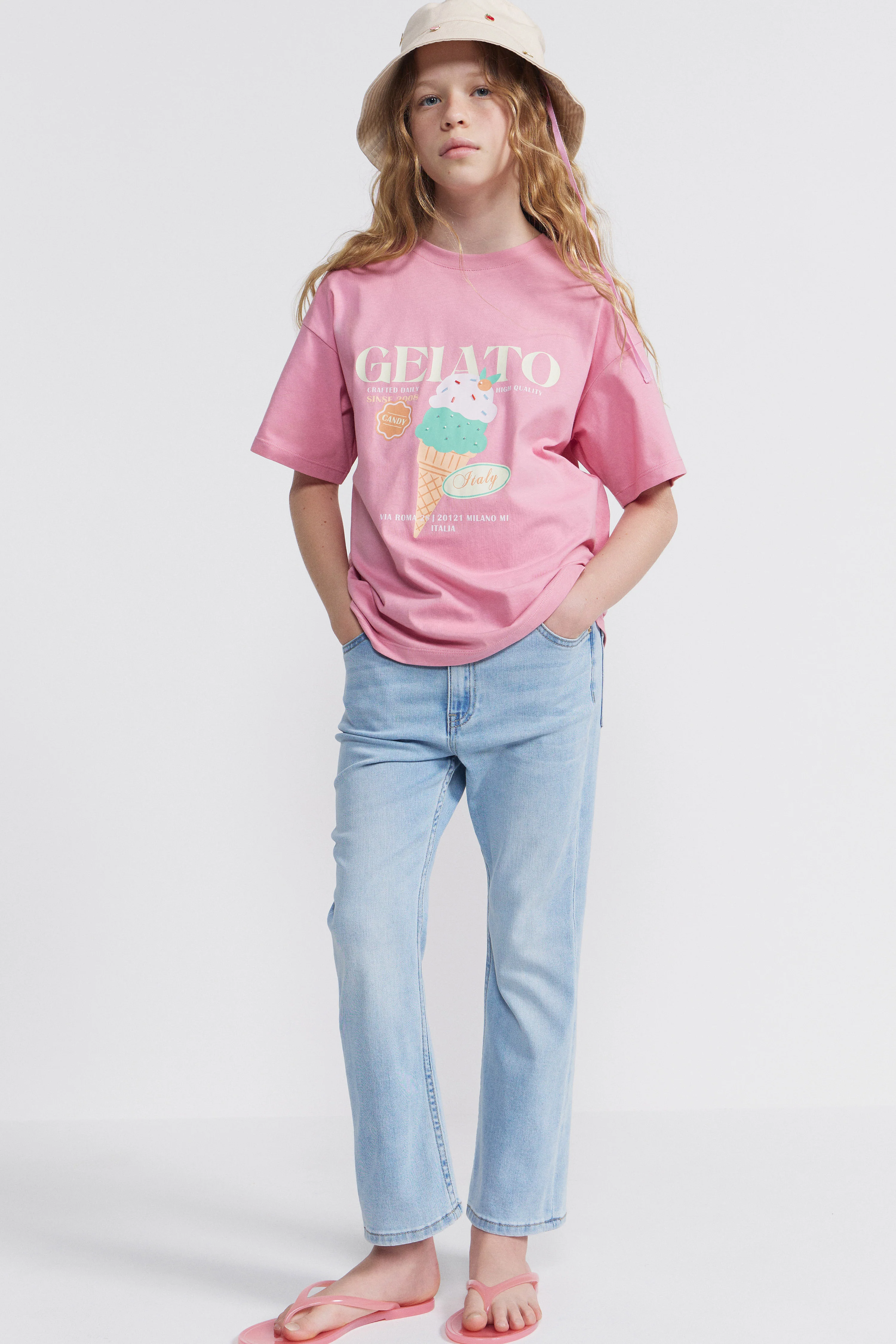 PRINT-MOTIF COTTON T-SHIRT - Image 2