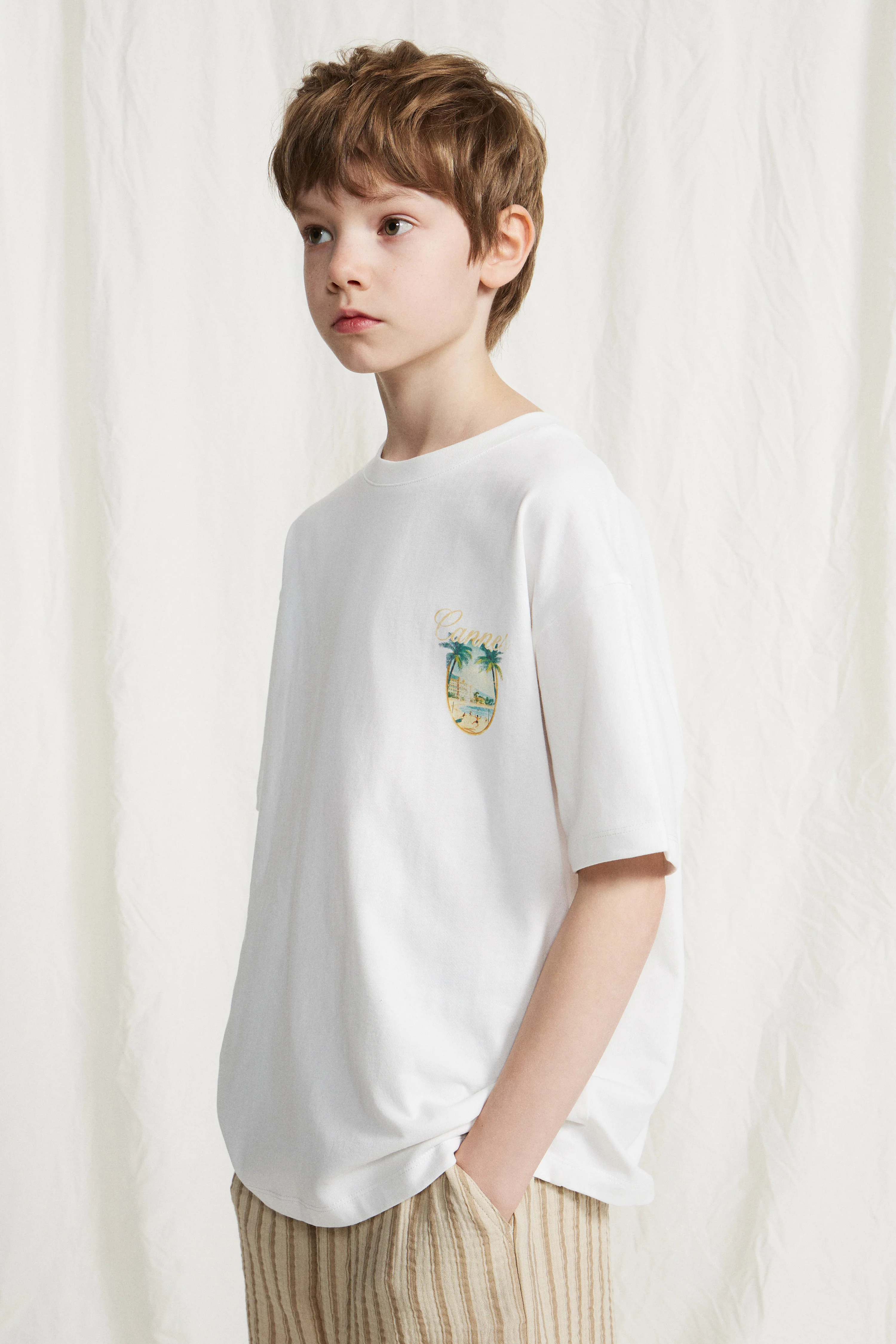 PRINTED COTTON T-SHIRT - Image 3