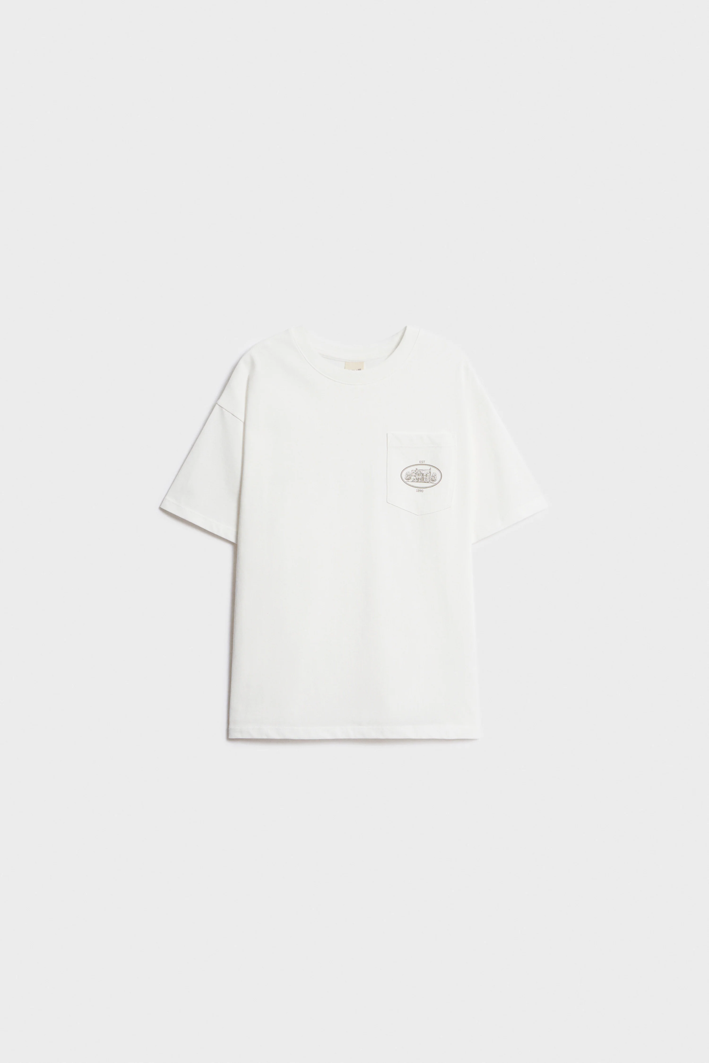 PRINTED POCKET-DETAIL T-SHIRT - Image 5