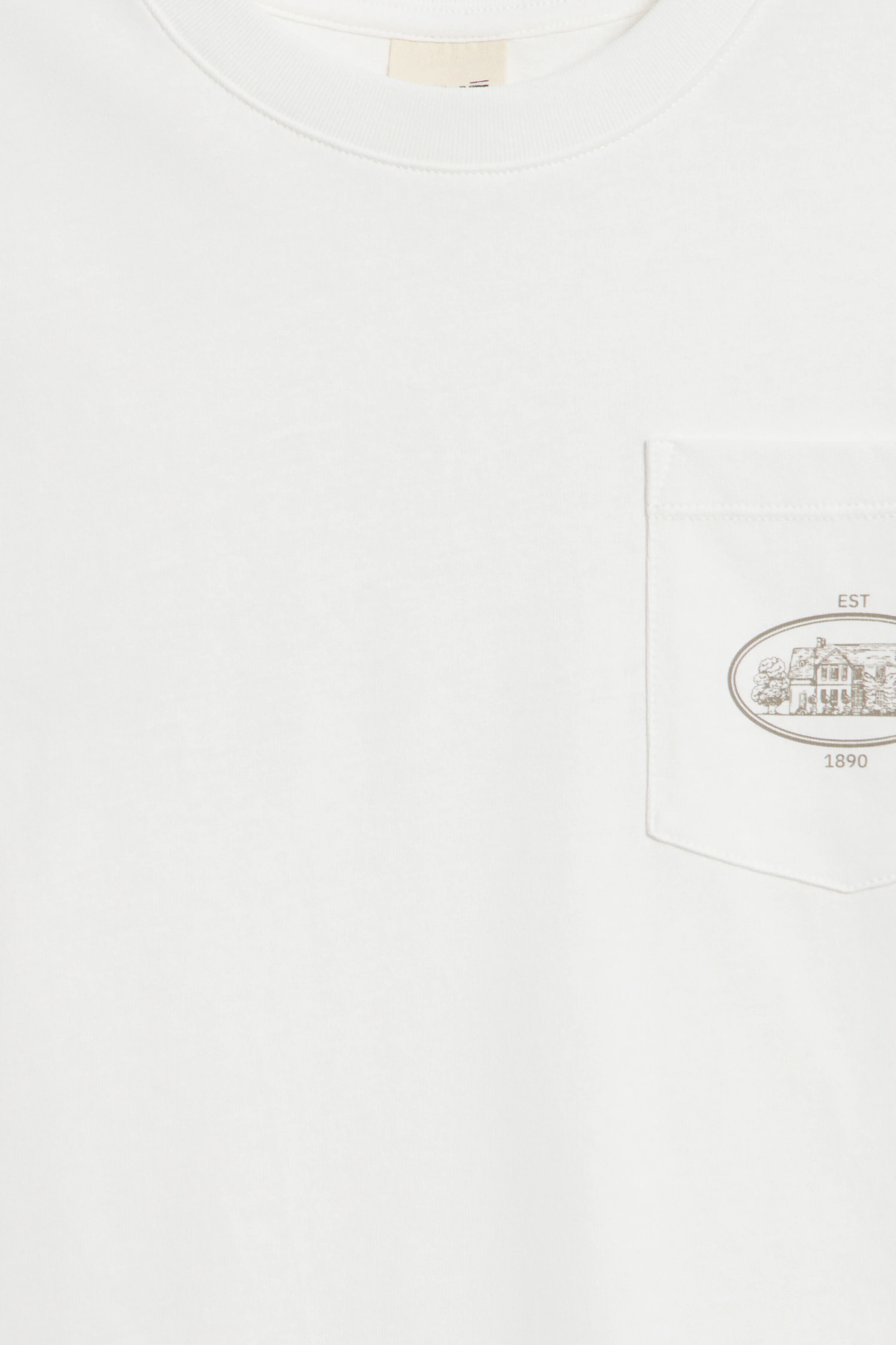 PRINTED POCKET-DETAIL T-SHIRT - Image 7