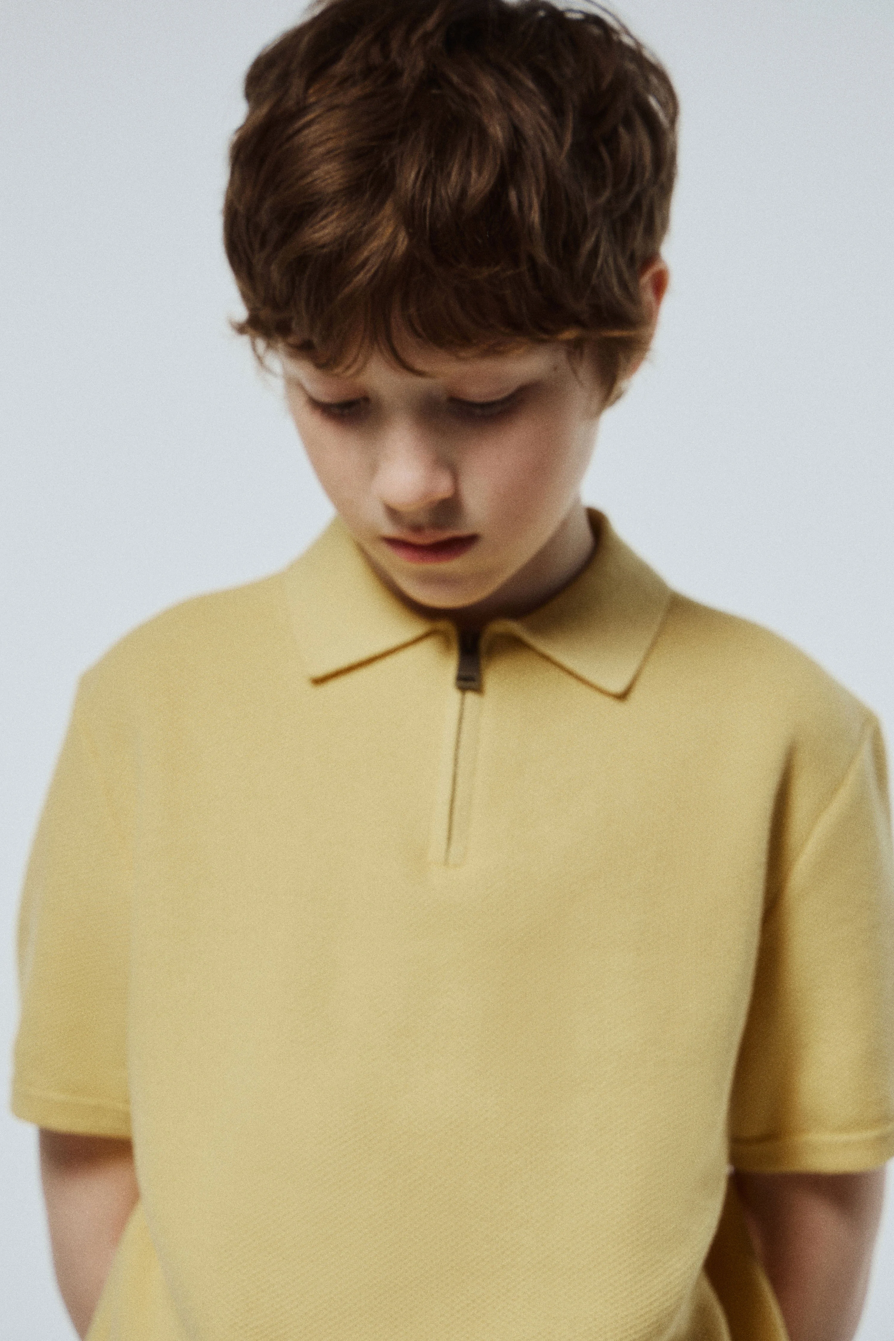 COTTON KNIT POLO JUMPER - Image 3